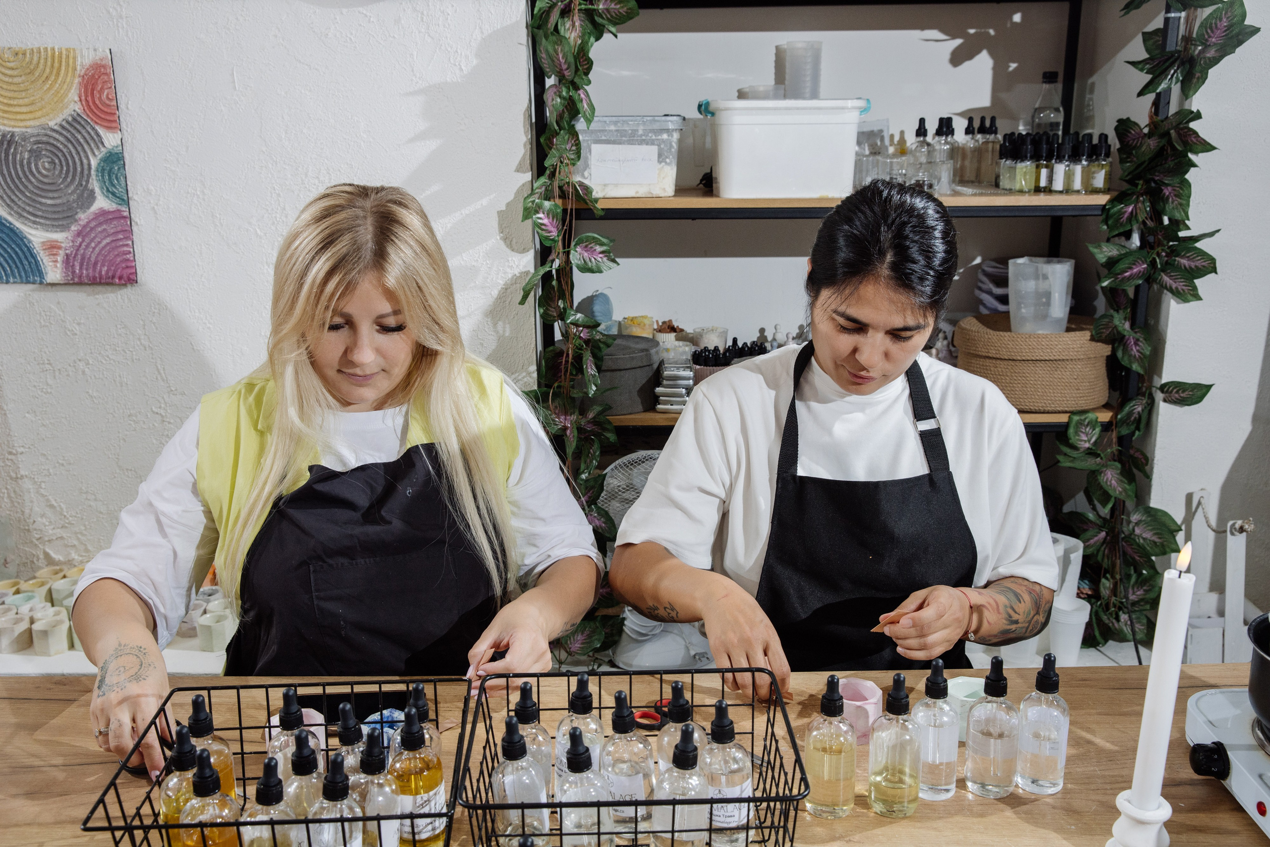 День рождения Марии в студии AROMALAGE — тёплый творческий праздник