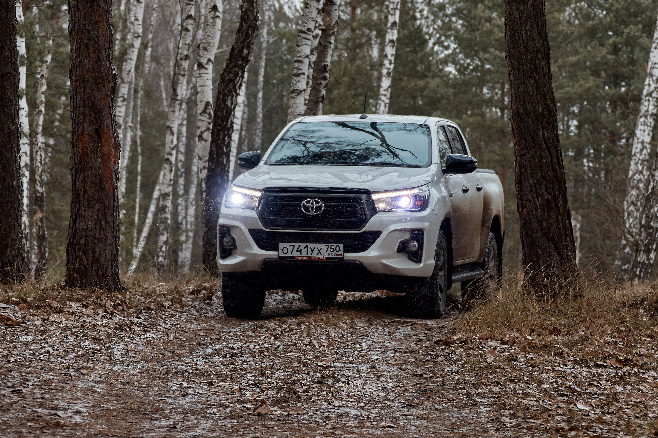 Внедорожный тест-драйв Toyota Hilux и Toyota Fortuner | 12'2019. Репортажный фотограф и ретушер в Москве Наталья Алексеева