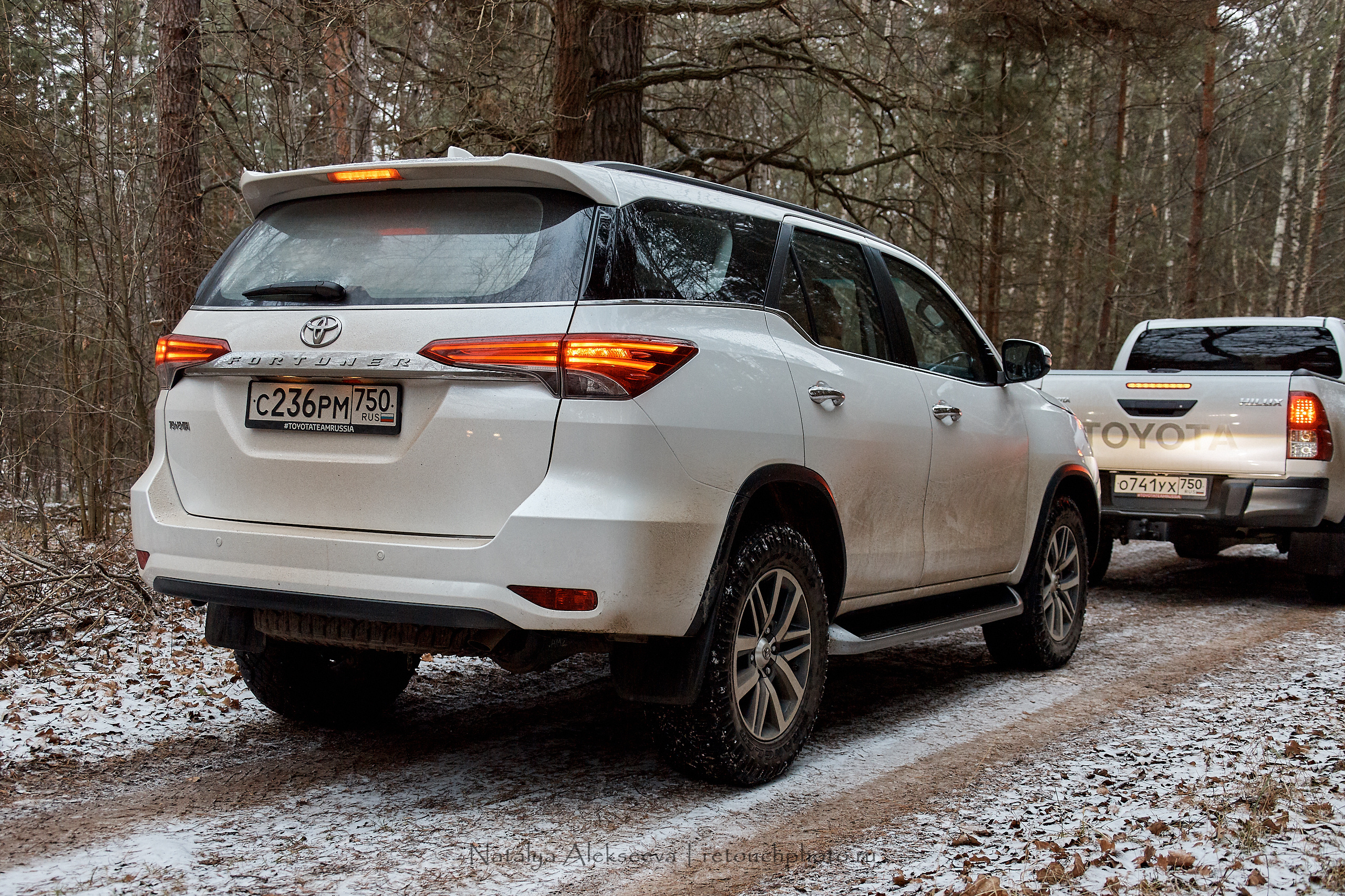 Внедорожный тест-драйв Toyota Hilux и Toyota Fortuner | 12'2019. Репортажный фотограф и ретушер в Москве Наталья Алексеева