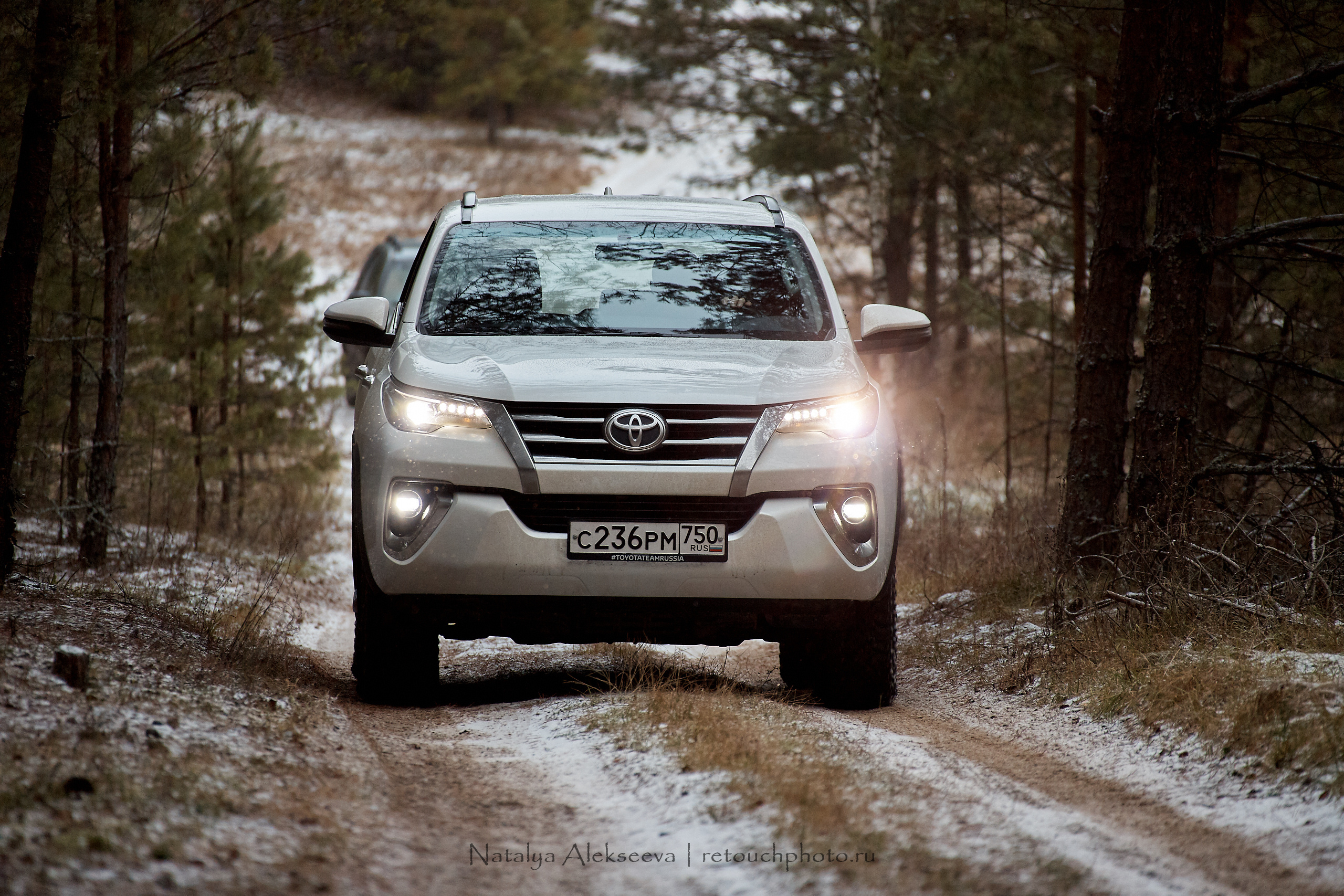 Внедорожный тест-драйв Toyota Hilux и Toyota Fortuner | 12'2019. Репортажный фотограф и ретушер в Москве Наталья Алексеева