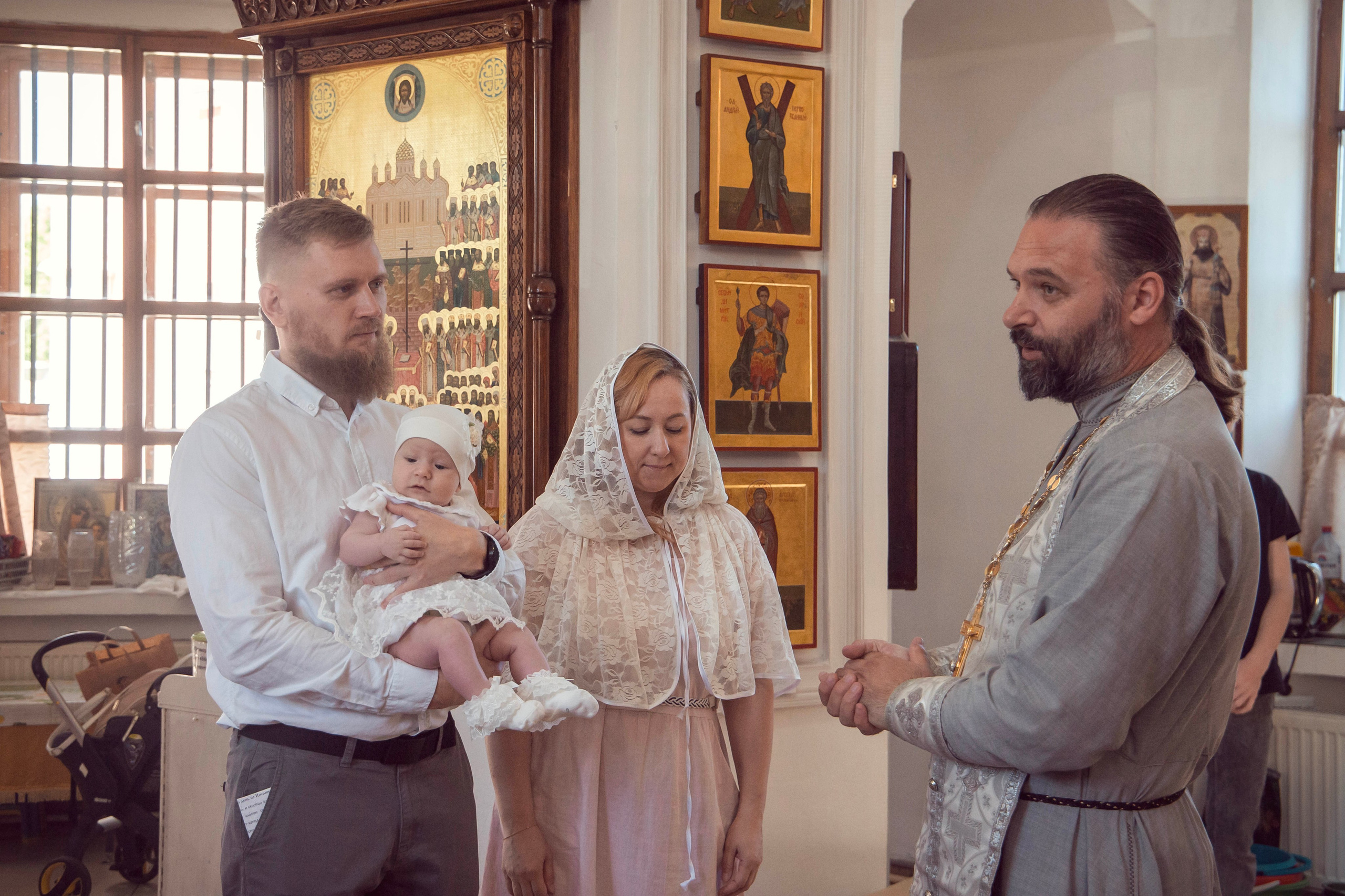 Крещение Арины в Церкви Николая Чудотворца в Грабцево
