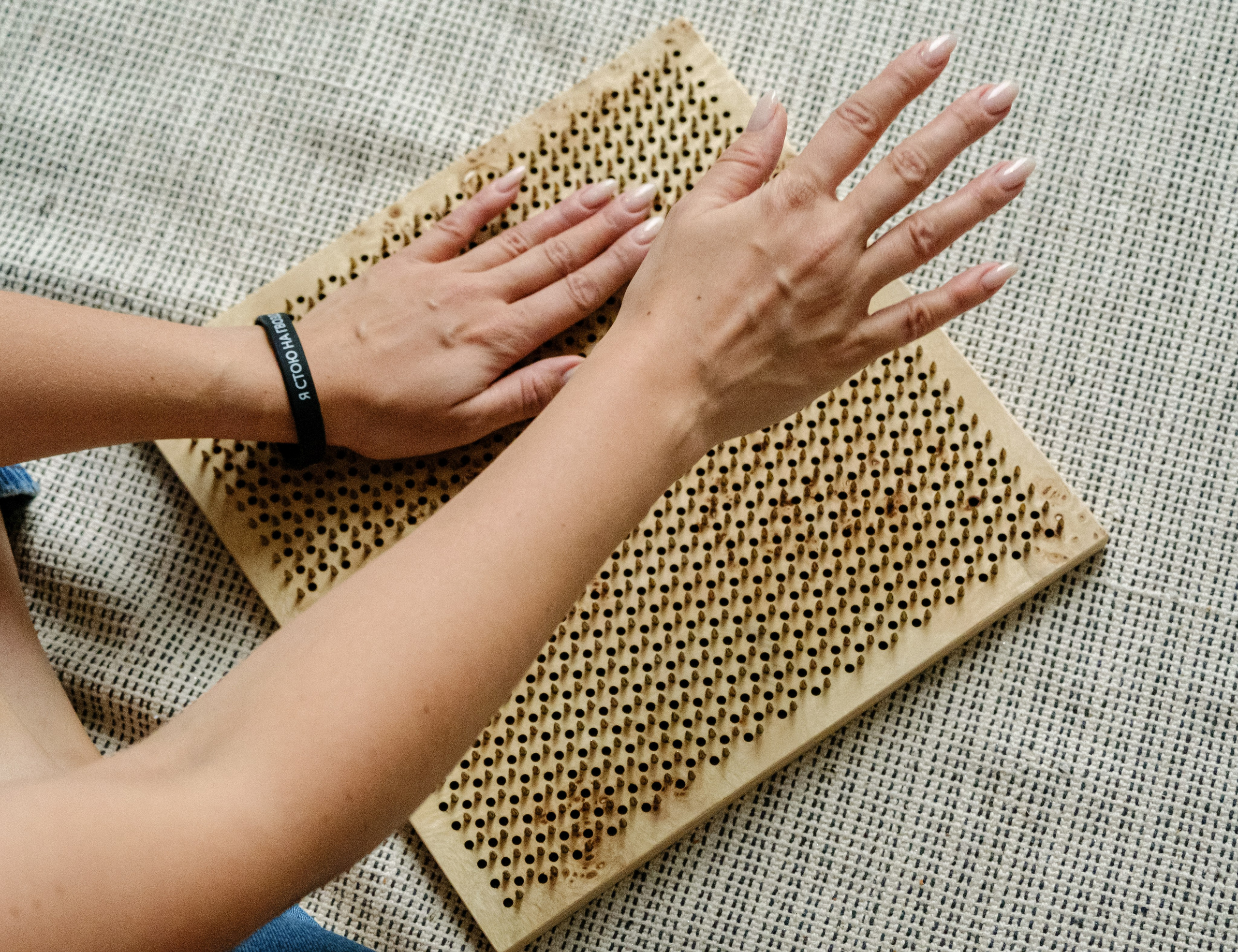 Доски Садху, для Компании «Встань на гвозди». Фотограф Мельник Ирина. Москва