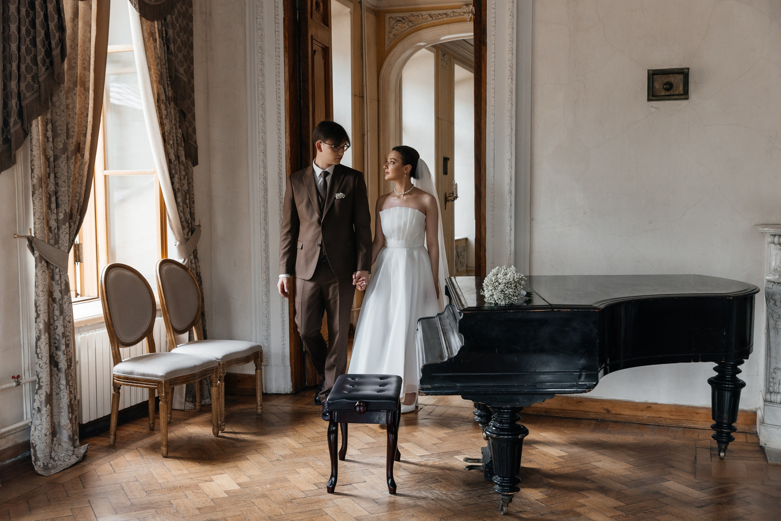 Вероника и Юрий|Савеловский|Библиотека им. Пушкина. Фотограф Москва Шептаев Артём