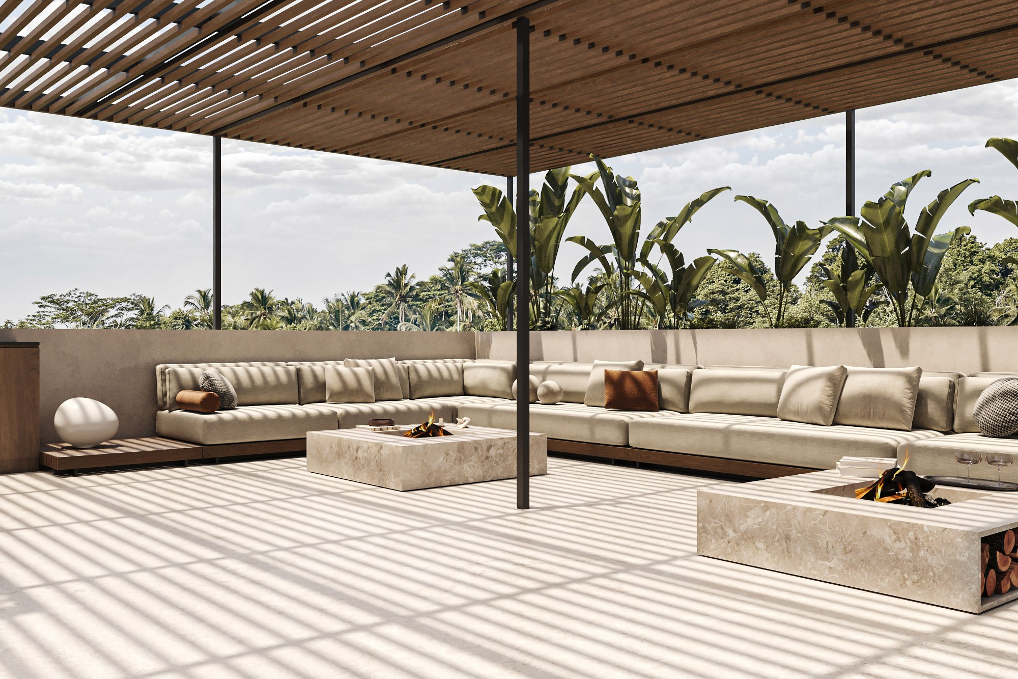 Villa Oasis Bali (2-3 этаж). 3D визуализация интерьера Надежда Соколова