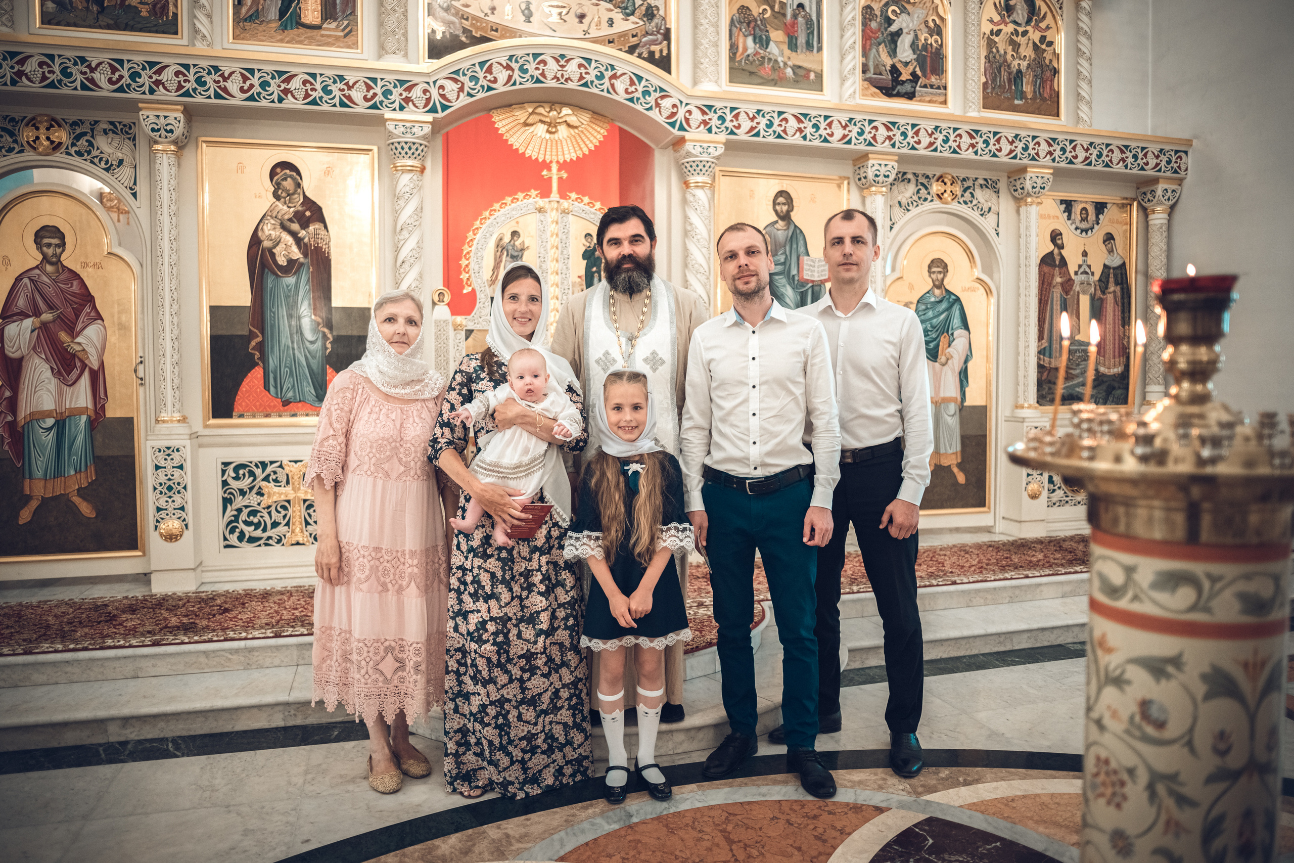 Таинство крещения Агаты. Фотограф на крещение и венчание в Самаре и Тольятти Елена Арди