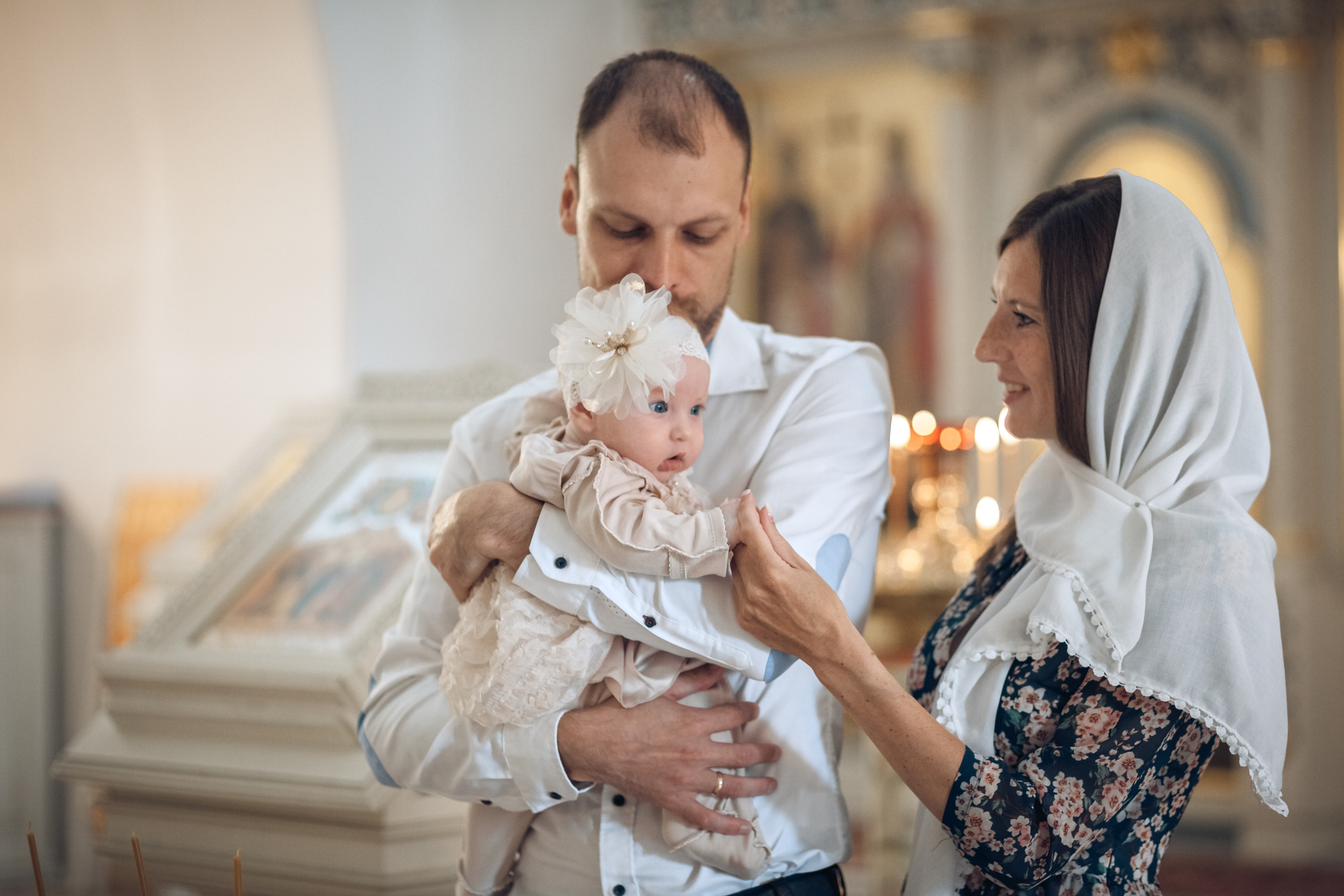 Таинство крещения Агаты. Фотограф на крещение и венчание в Самаре и Тольятти Елена Арди