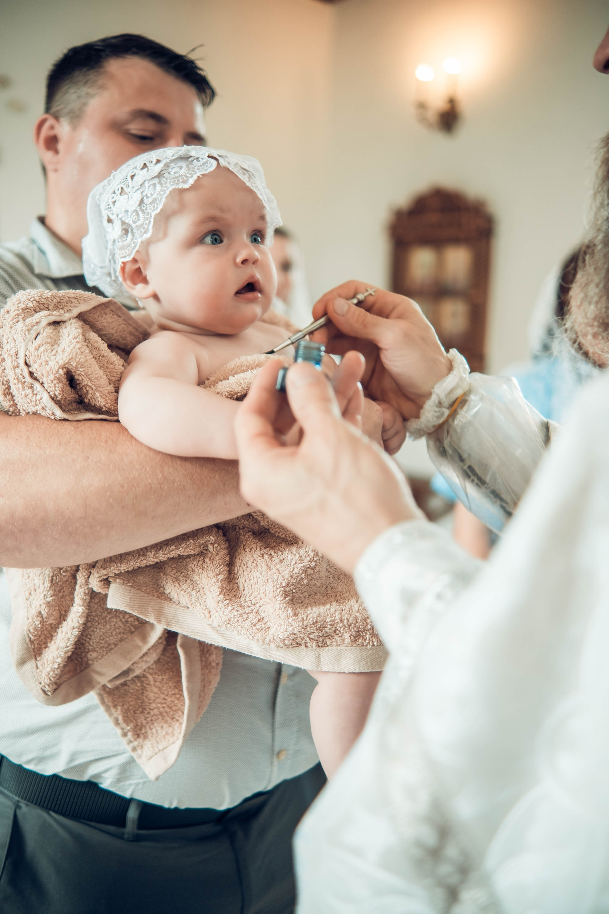 Крещение Ксении. Семейная фото и видеосъёмка. Брянск