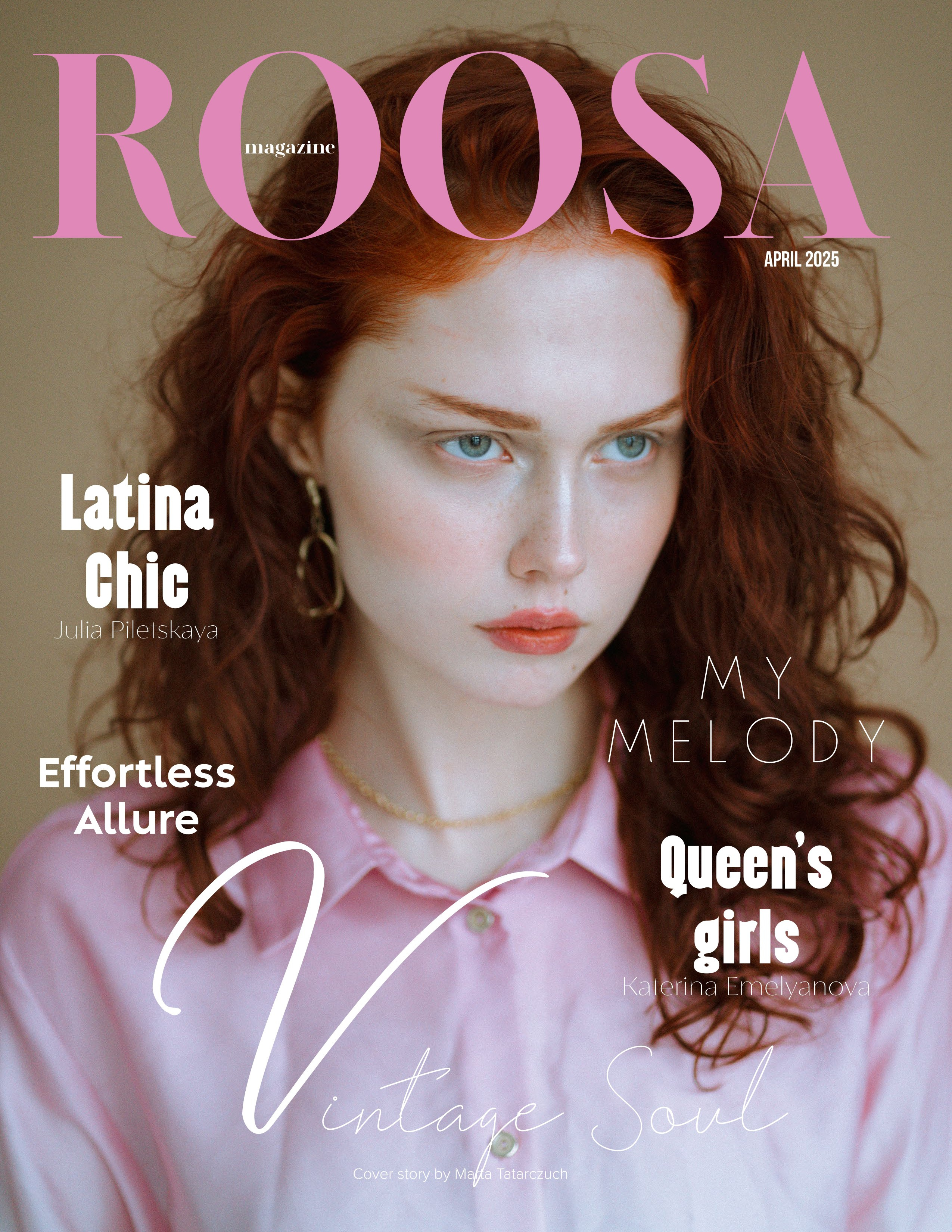 Журнал ROOSA Magazine April 2025 Жанна. Фотограф для Людей и для Брендов в Тамбове. Татьяна Энговатова