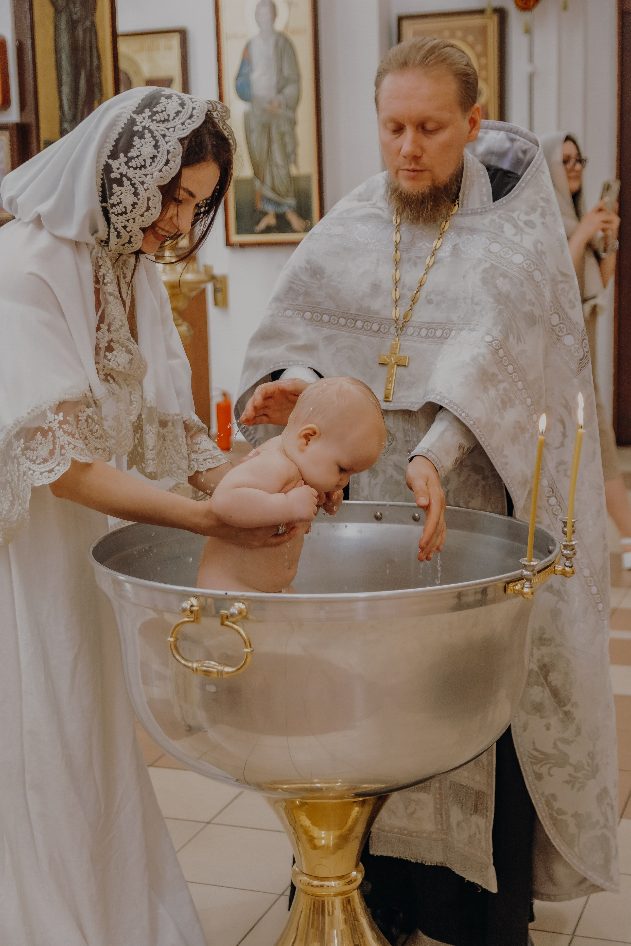 Крещение Таисии. Семейный и детский фотограф Кущ Наташа