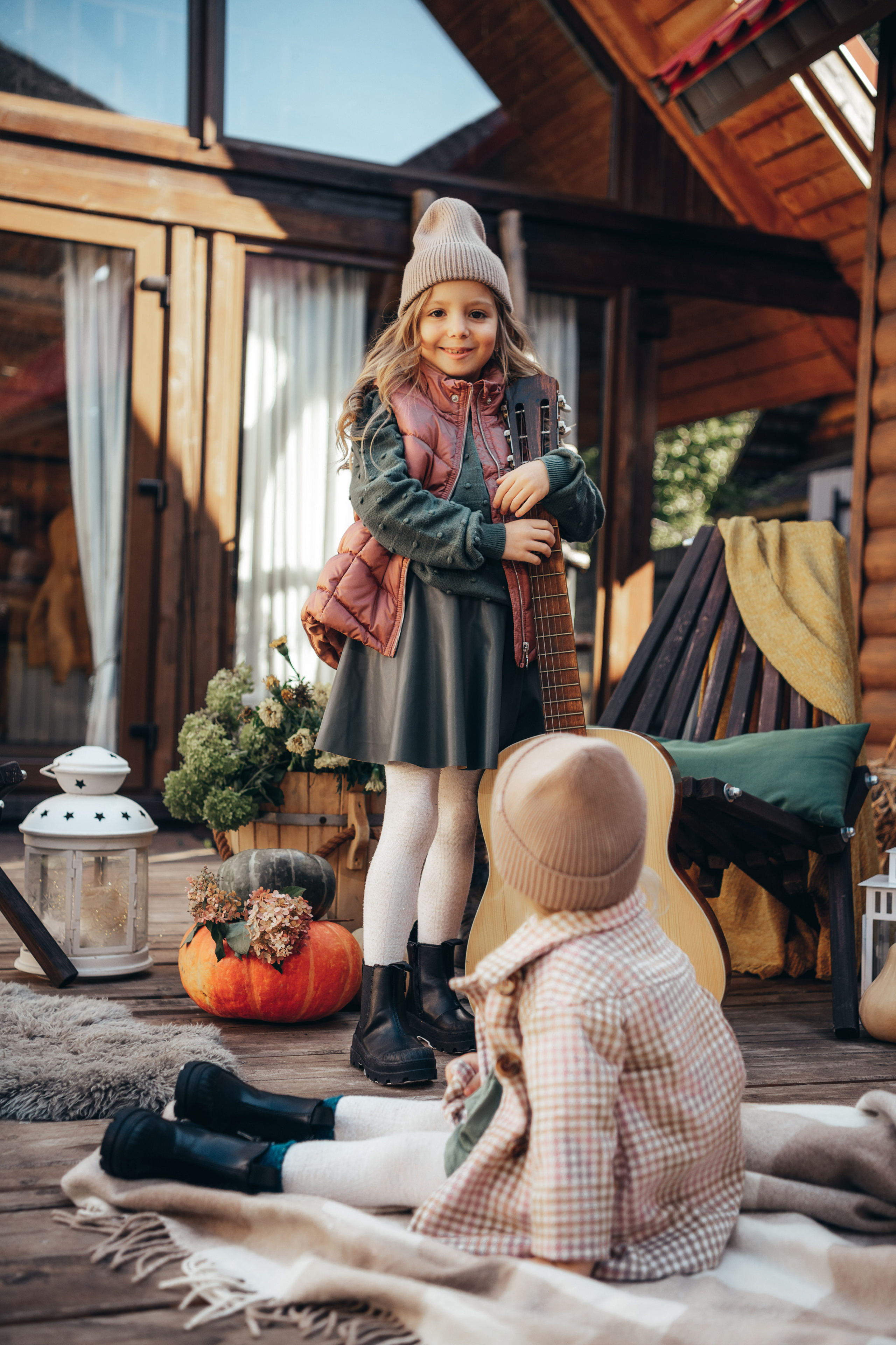 Осенняя семейная фотосессия с детьми на природе. Свадебный и семейный фотограф в Уфе | Винс Константин | Фотопроекты