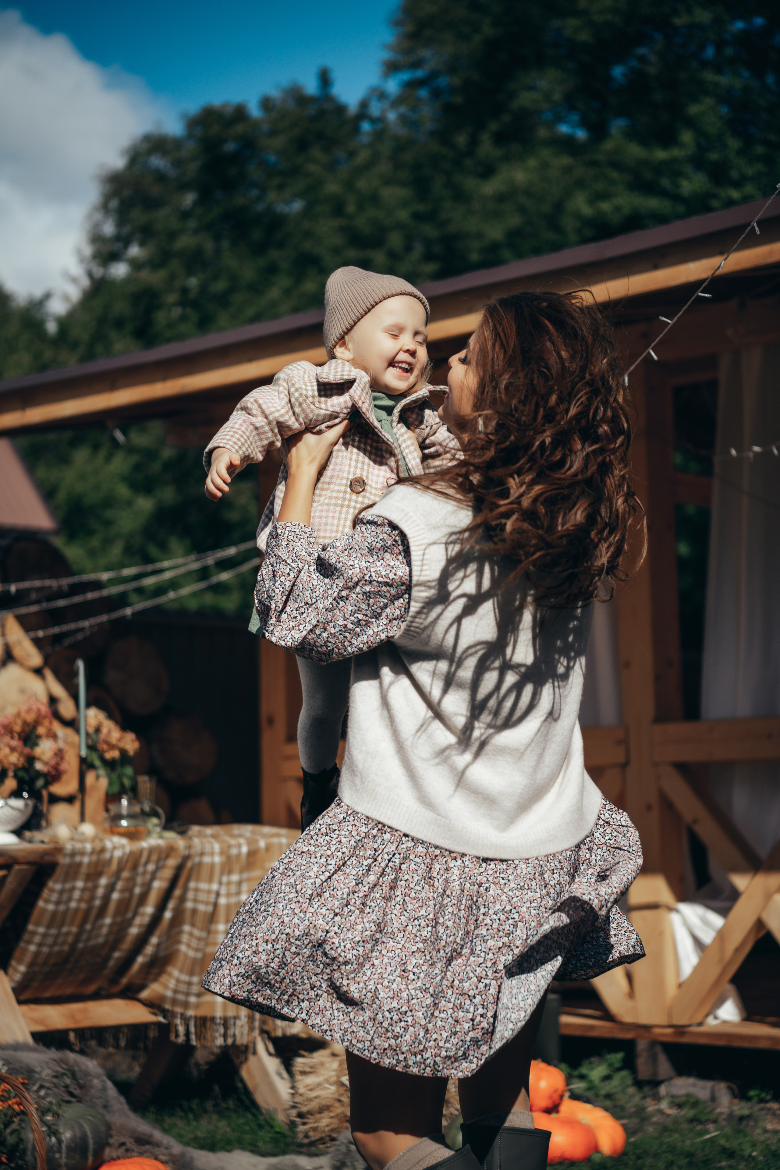 Осенняя семейная фотосессия с детьми на природе. Свадебный и семейный фотограф в Уфе | Винс Константин | Фотопроекты