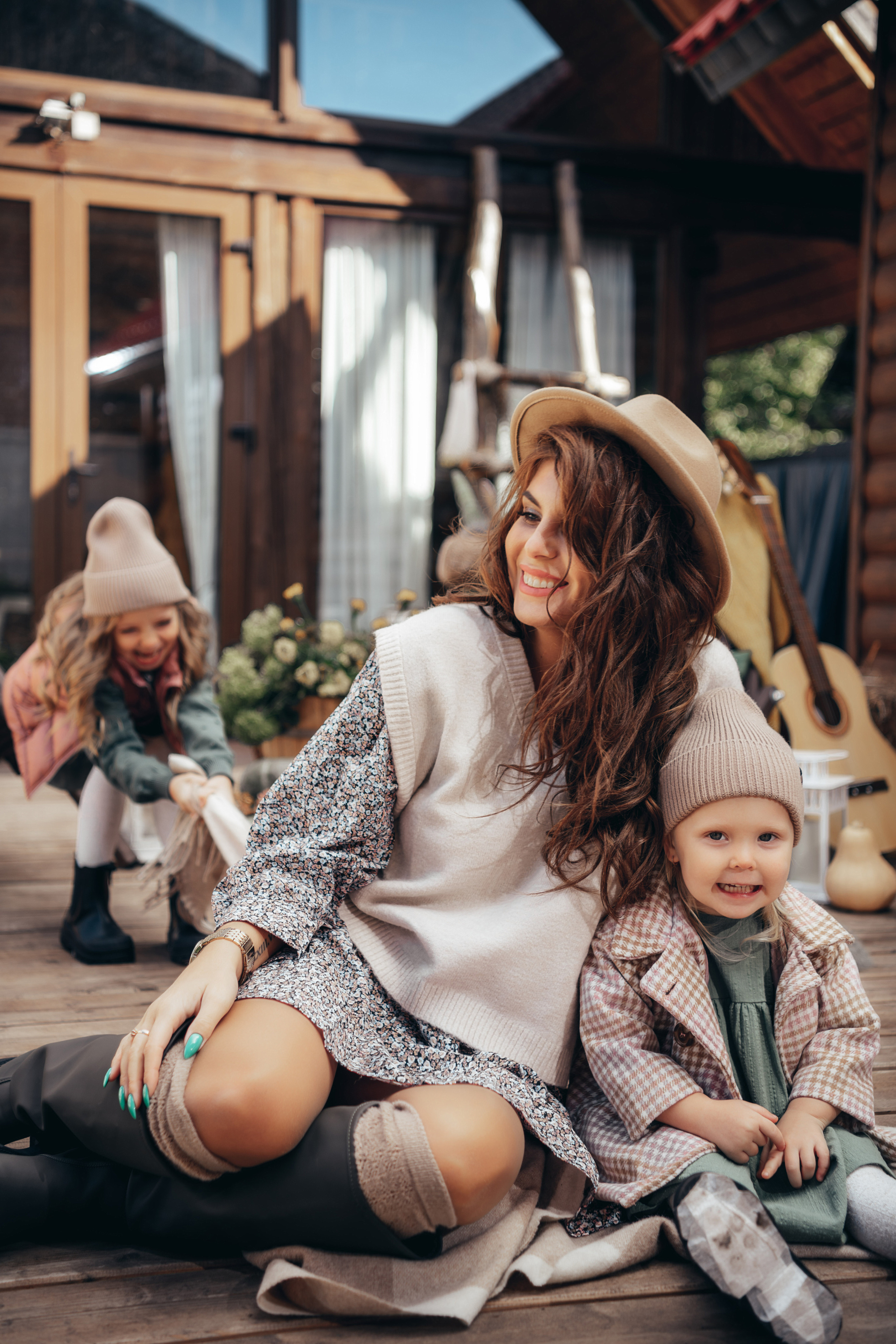 Осенняя семейная фотосессия с детьми на природе. Свадебный и семейный фотограф в Уфе | Винс Константин | Фотопроекты