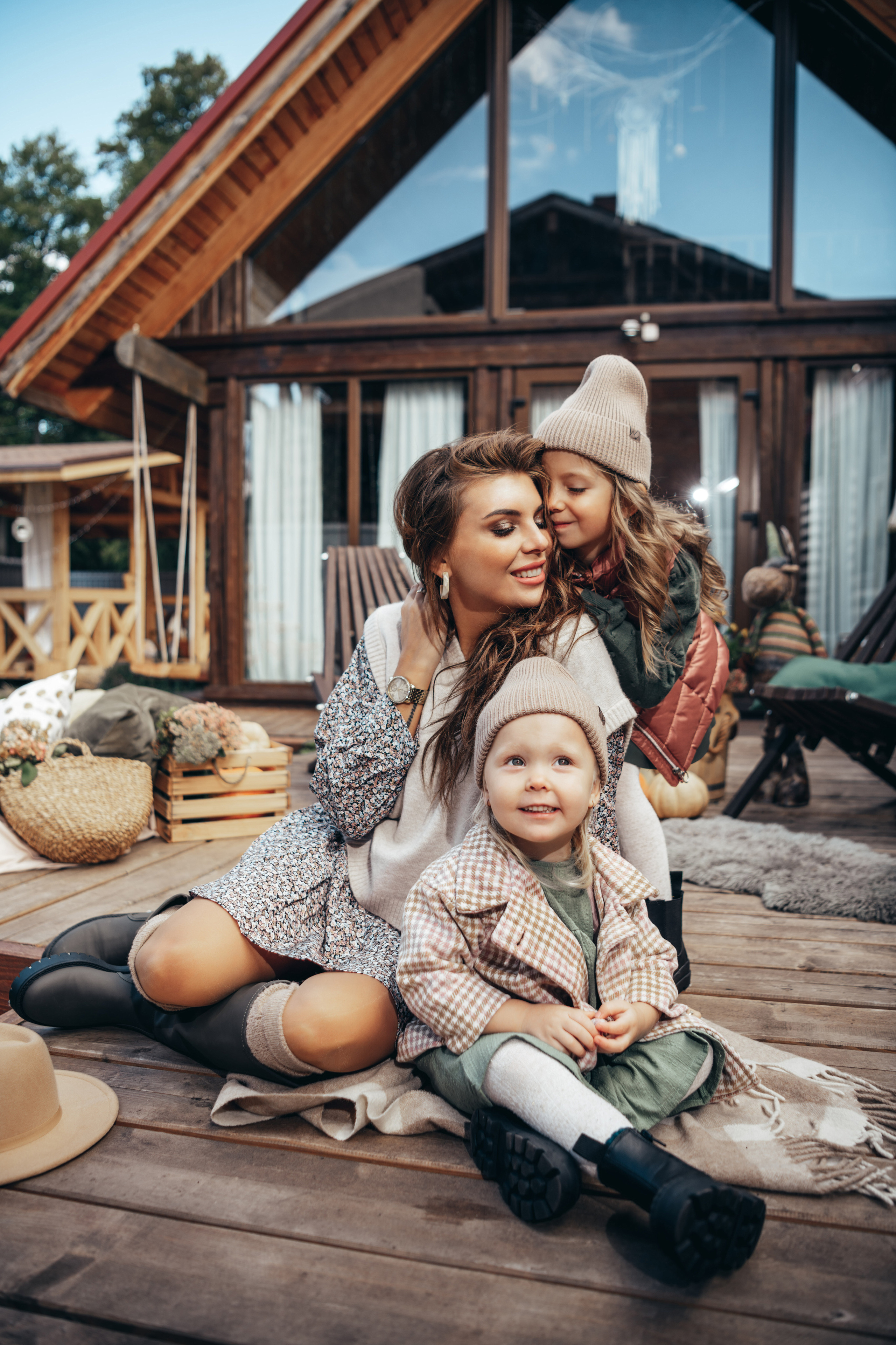 Осенняя семейная фотосессия с детьми на природе. Свадебный и семейный фотограф в Уфе | Винс Константин | Фотопроекты