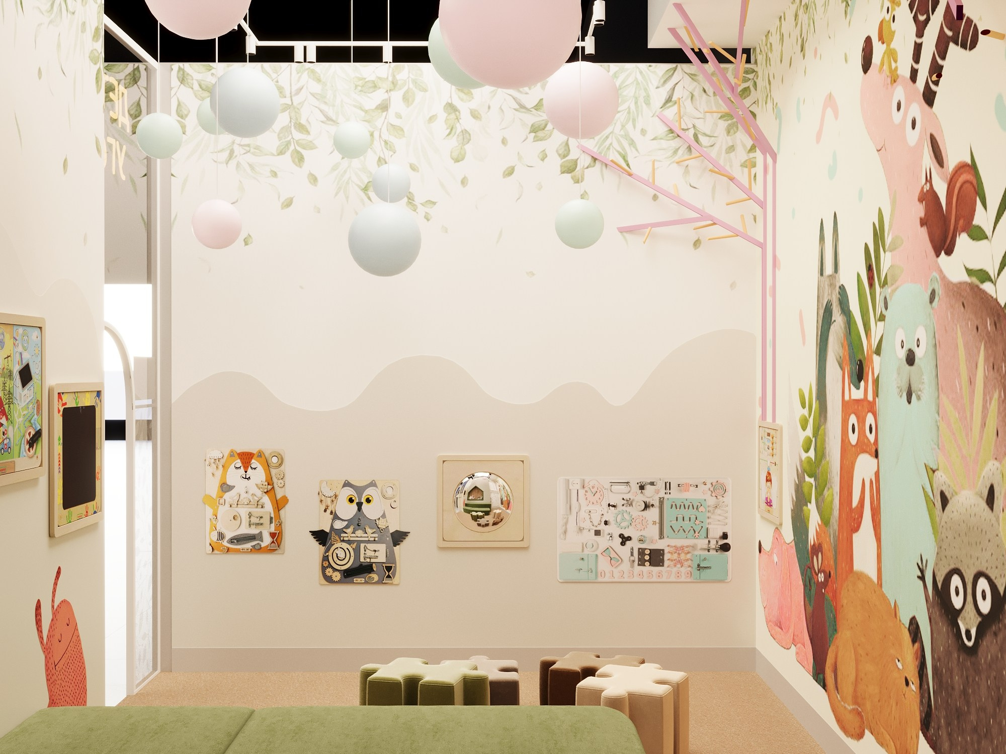 Детская зона ТЦ ДЕПО. АСТАХОВА DESIGN дизайн интерьера +7 985 220 6109