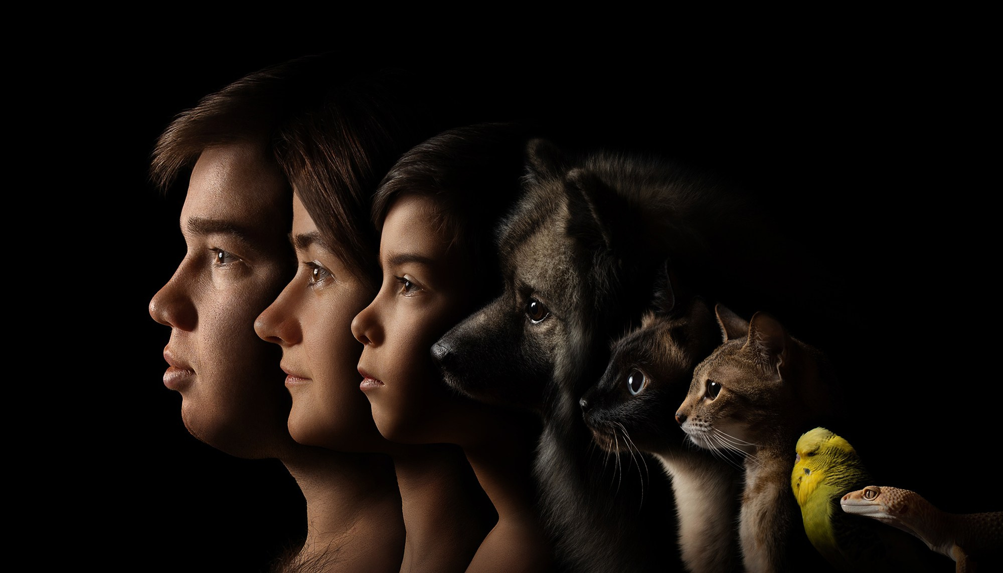 Проект портреты на чёрном фоне. Фотограф Анна Тюрина