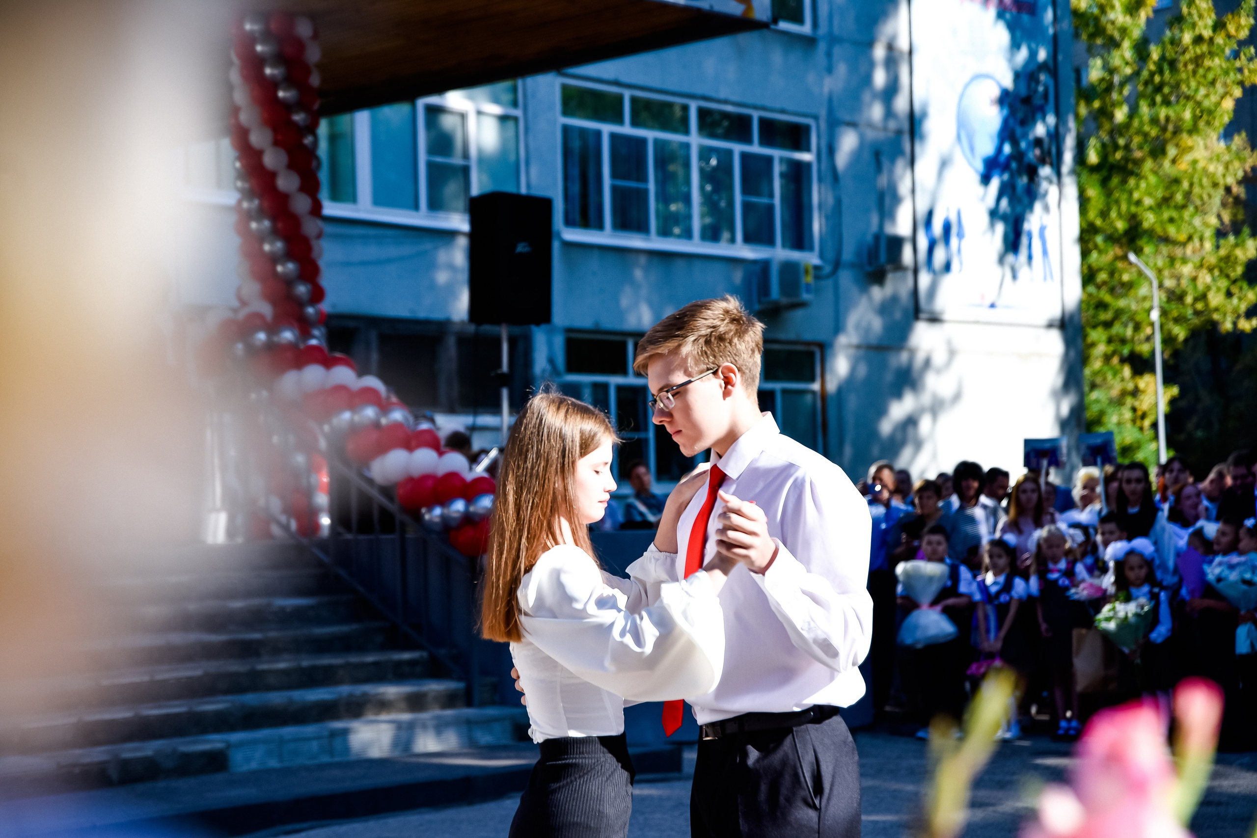 Линейка в школе № 49