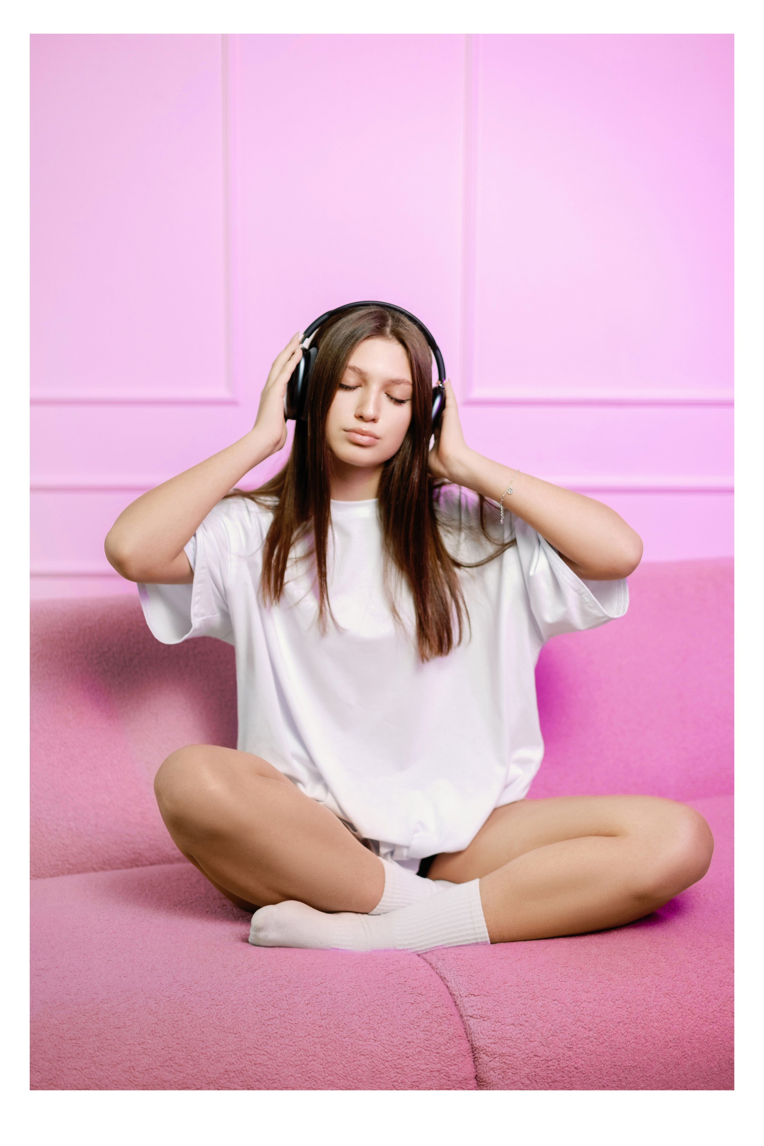 Портрет молодой девушки в фотостудии в Ростове