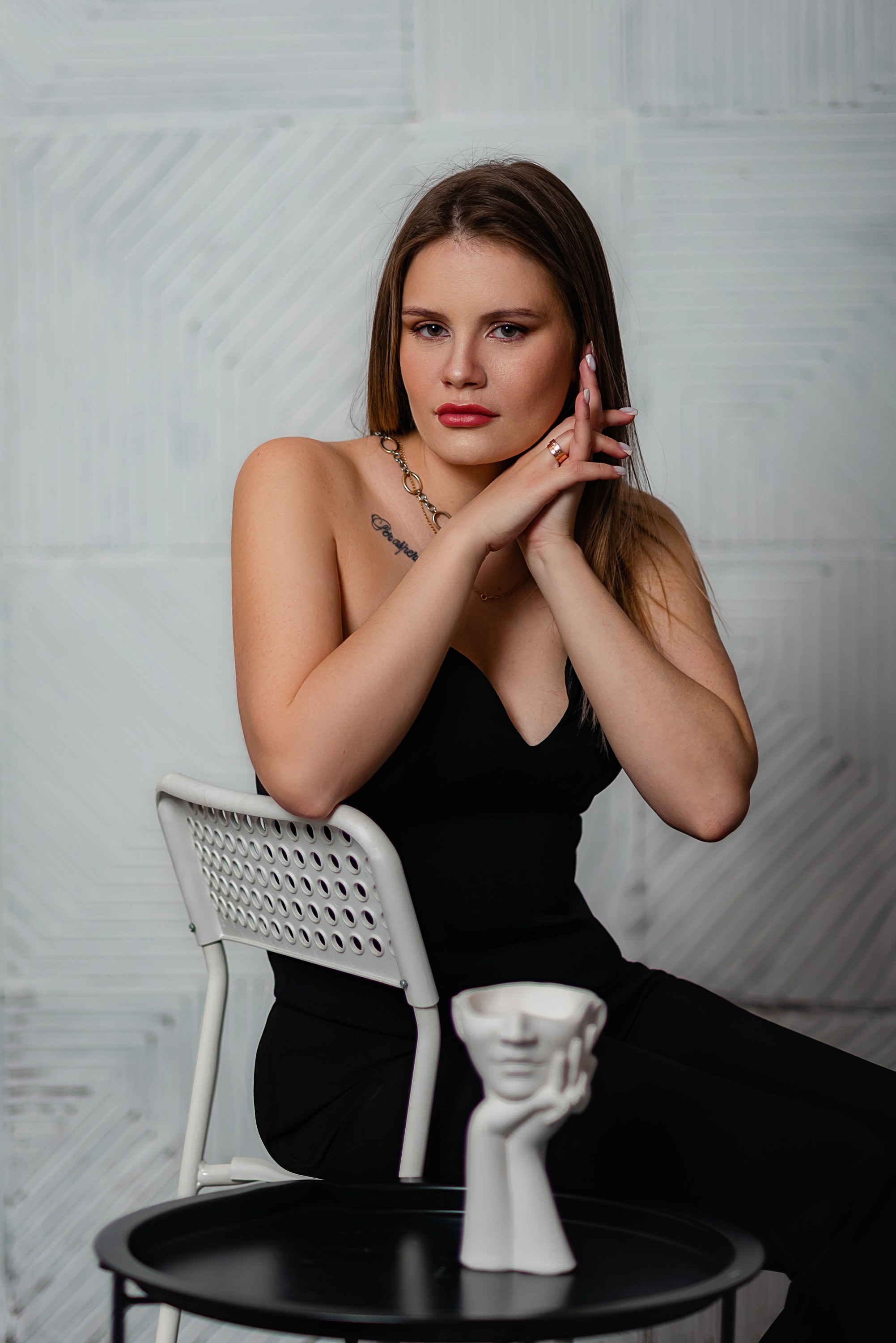 Съемка Алены в фотостудии. Фотограф Тула творческие фотосессии недорого Ольга Ромашина