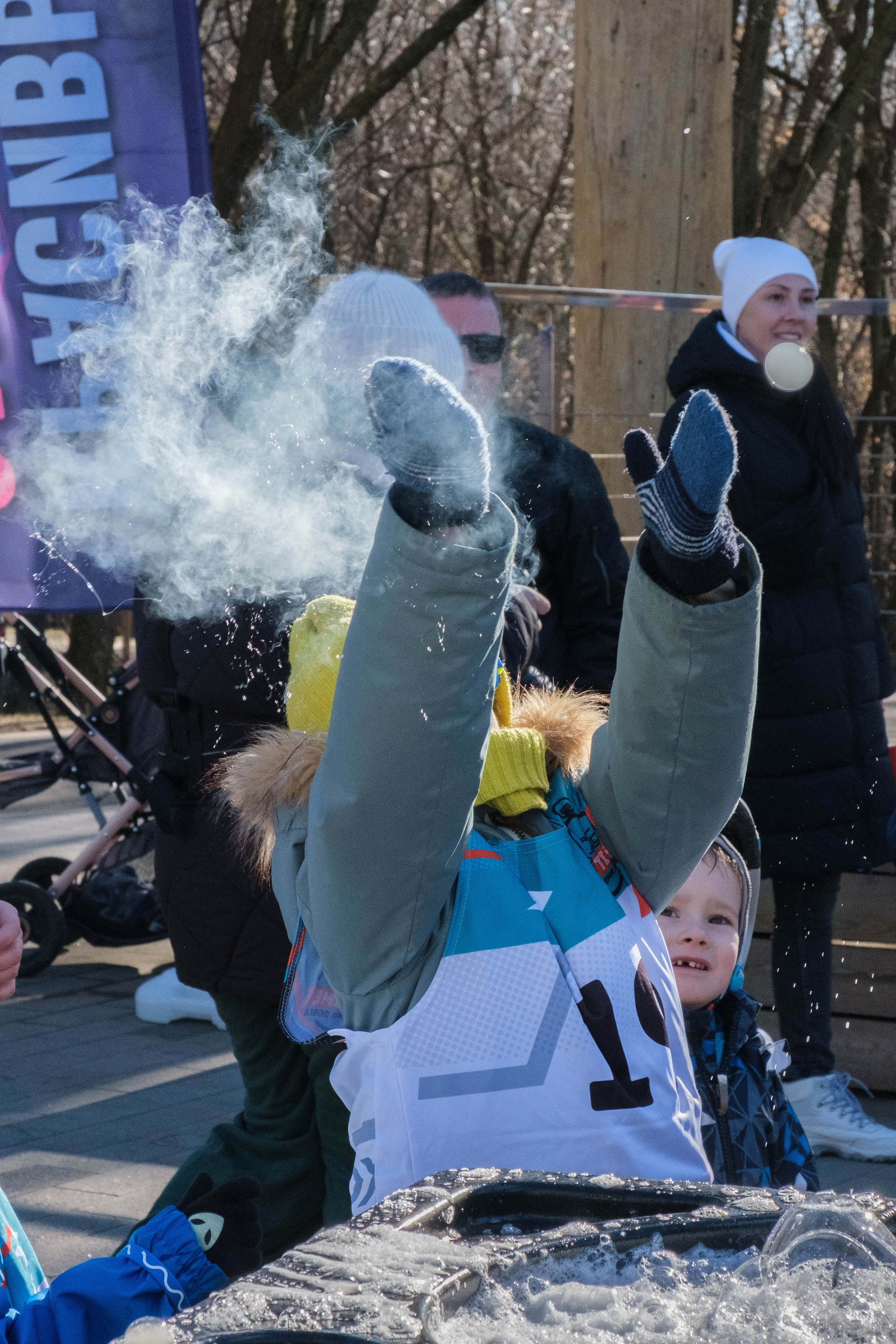 8 марта в парке. Фотограф Диана Иремадзе