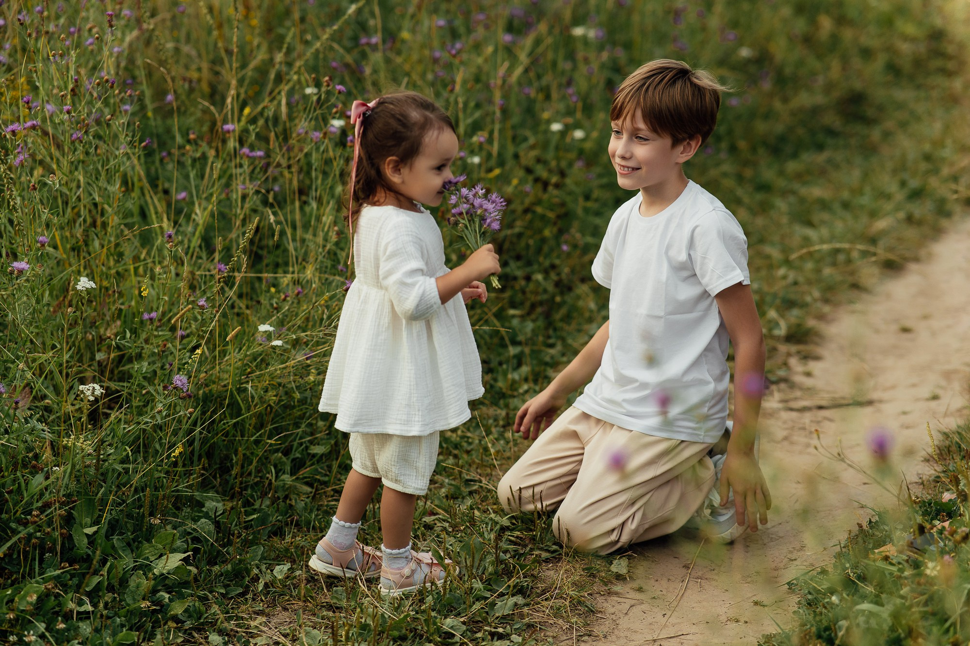 Семейная фотосессия на природе. Свадебный и репортажный фотограф в Ярославле Евгений Сальников