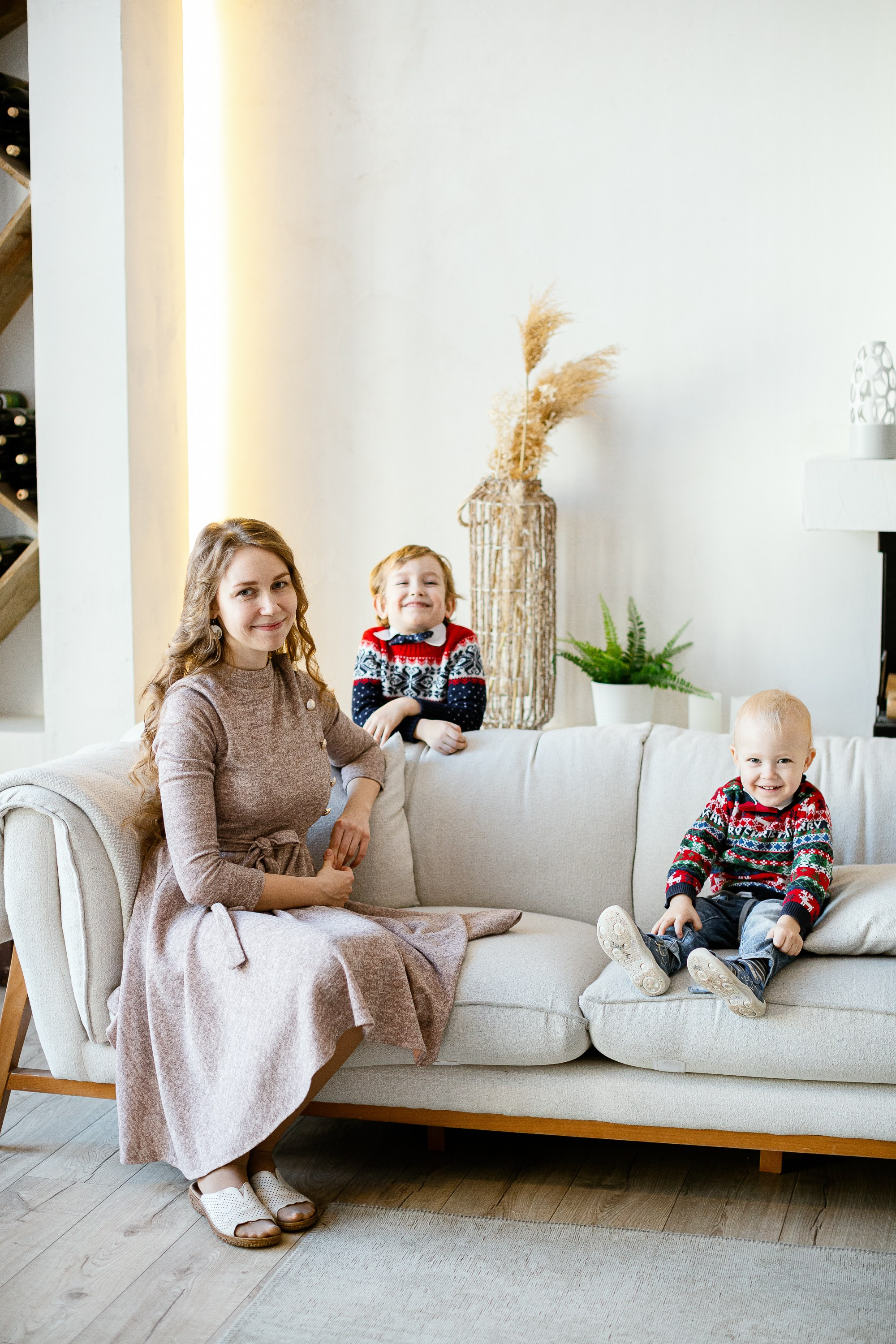 Новогодняя фотосессия в студии