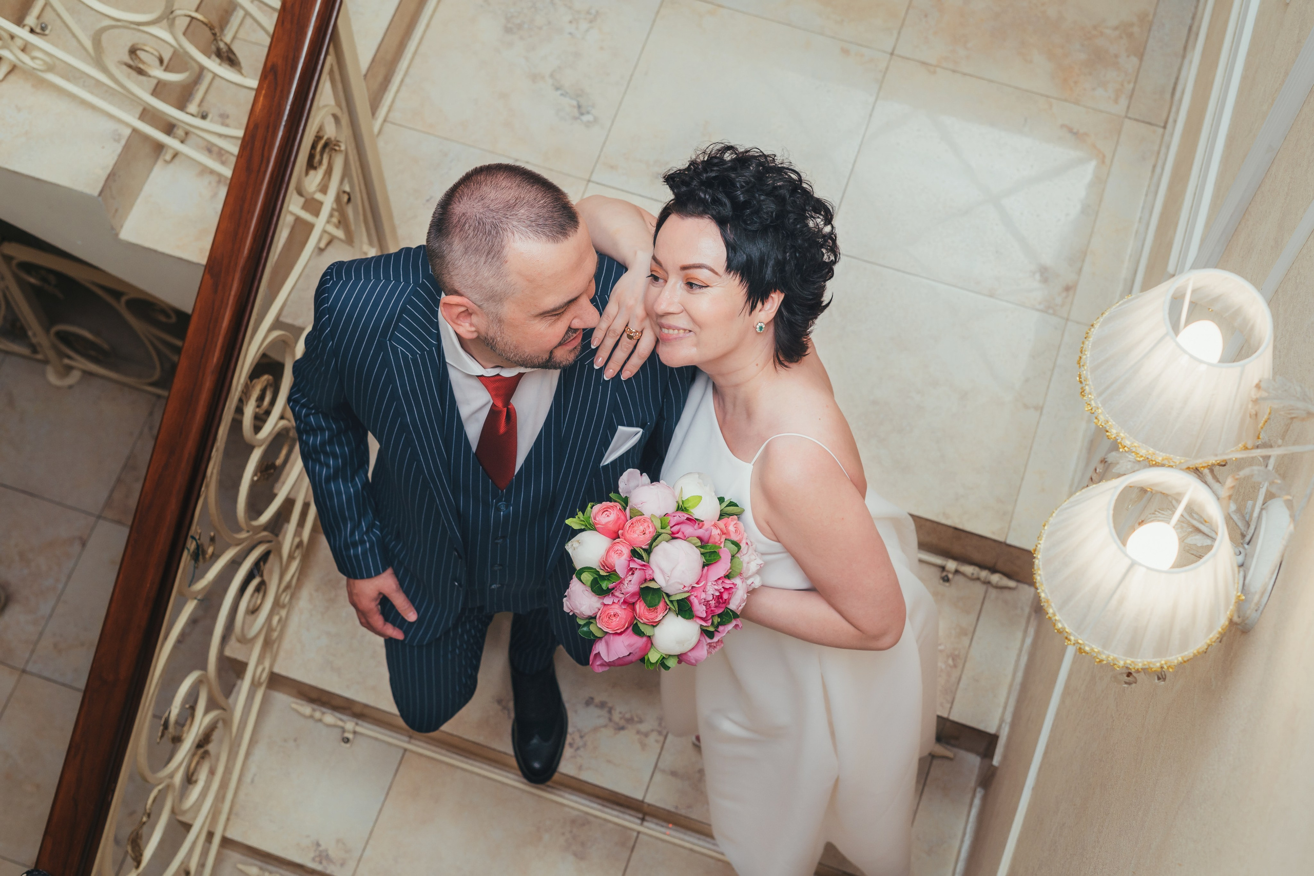 Ольга и Андрей, ЗАГС Железнодорожный, ВДНХ ресторан Московское небо. Наталья Дукалова фотограф Щелково Королев Пушкино Москва Балашиха