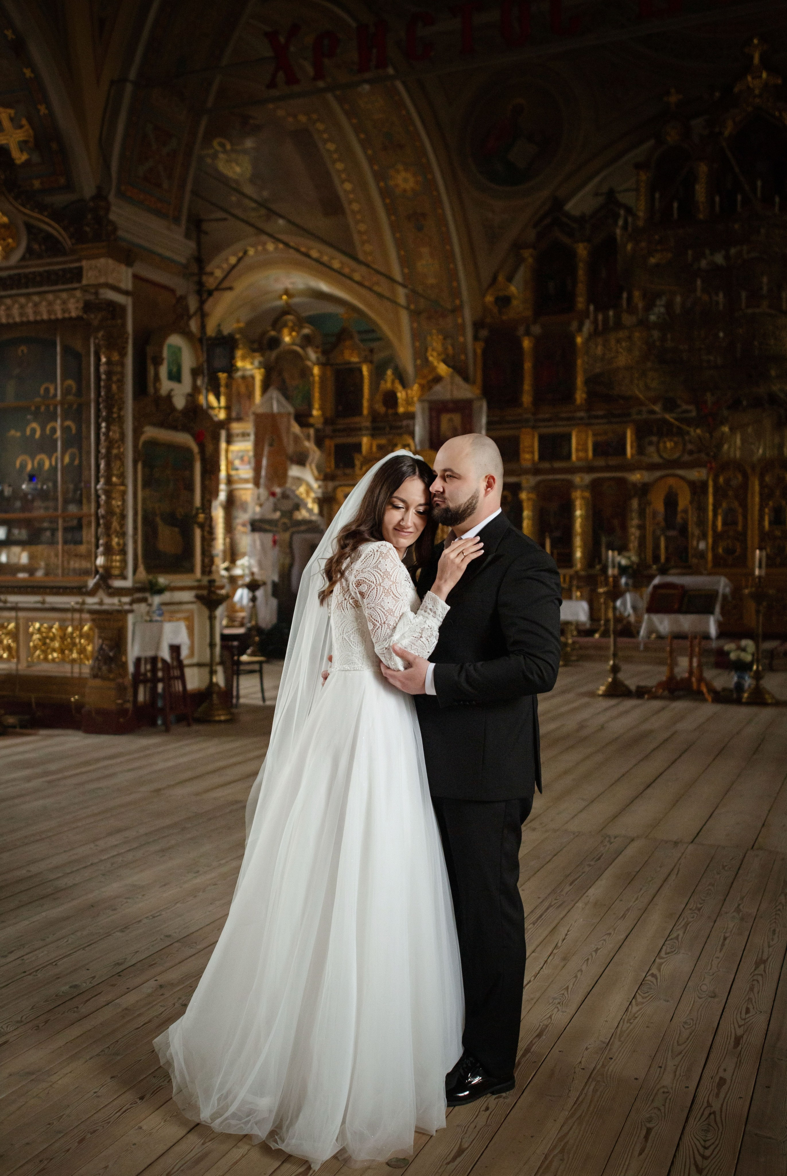 Венчание Дмитрий и Елена Воскресенский храм. Семейный и детский фотограф Анна Петракова