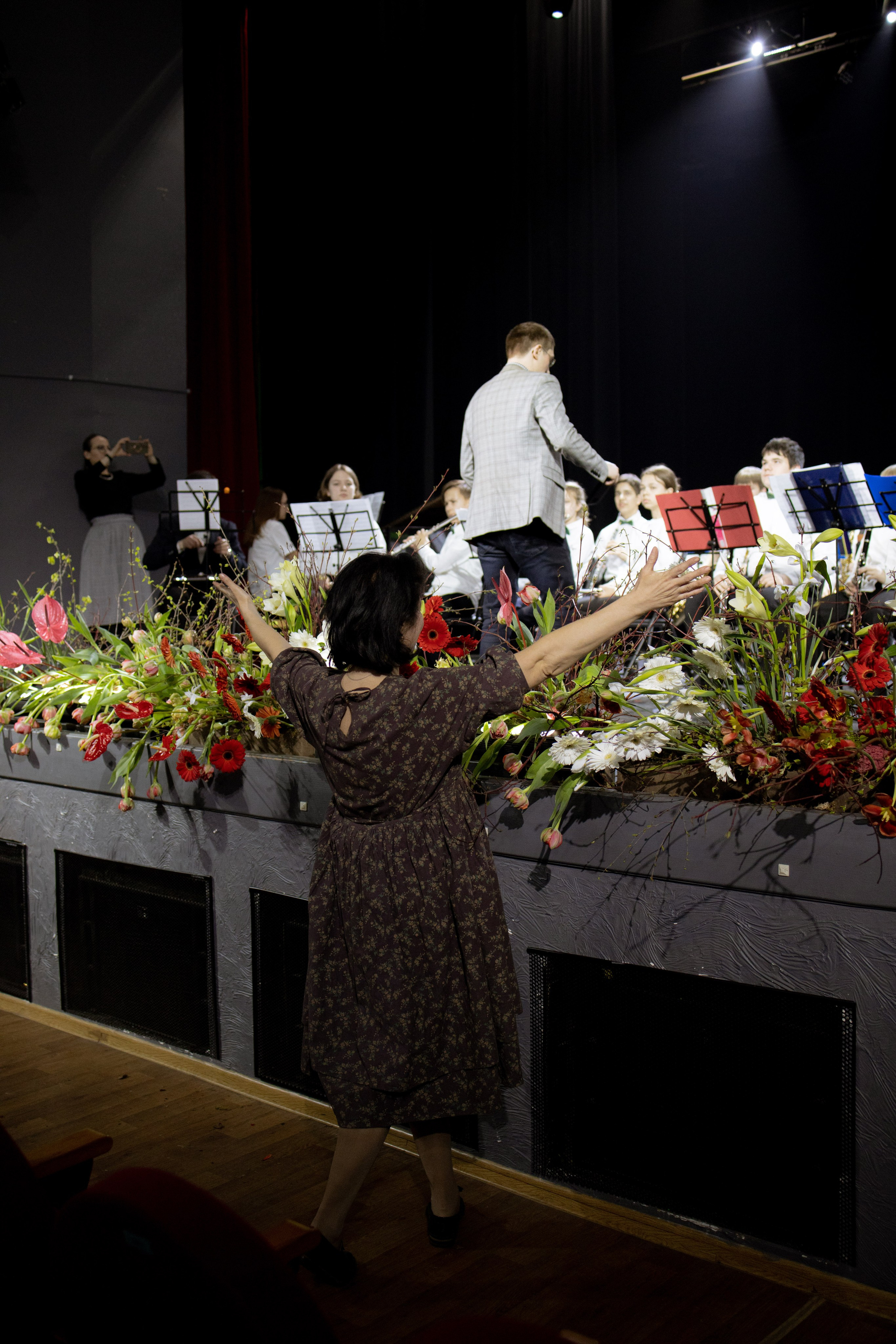 Оформление Отчетного концерта Музыкальной школы Глазунова. Оформление свадеб, декор свадеб Вера Маркова, Москва