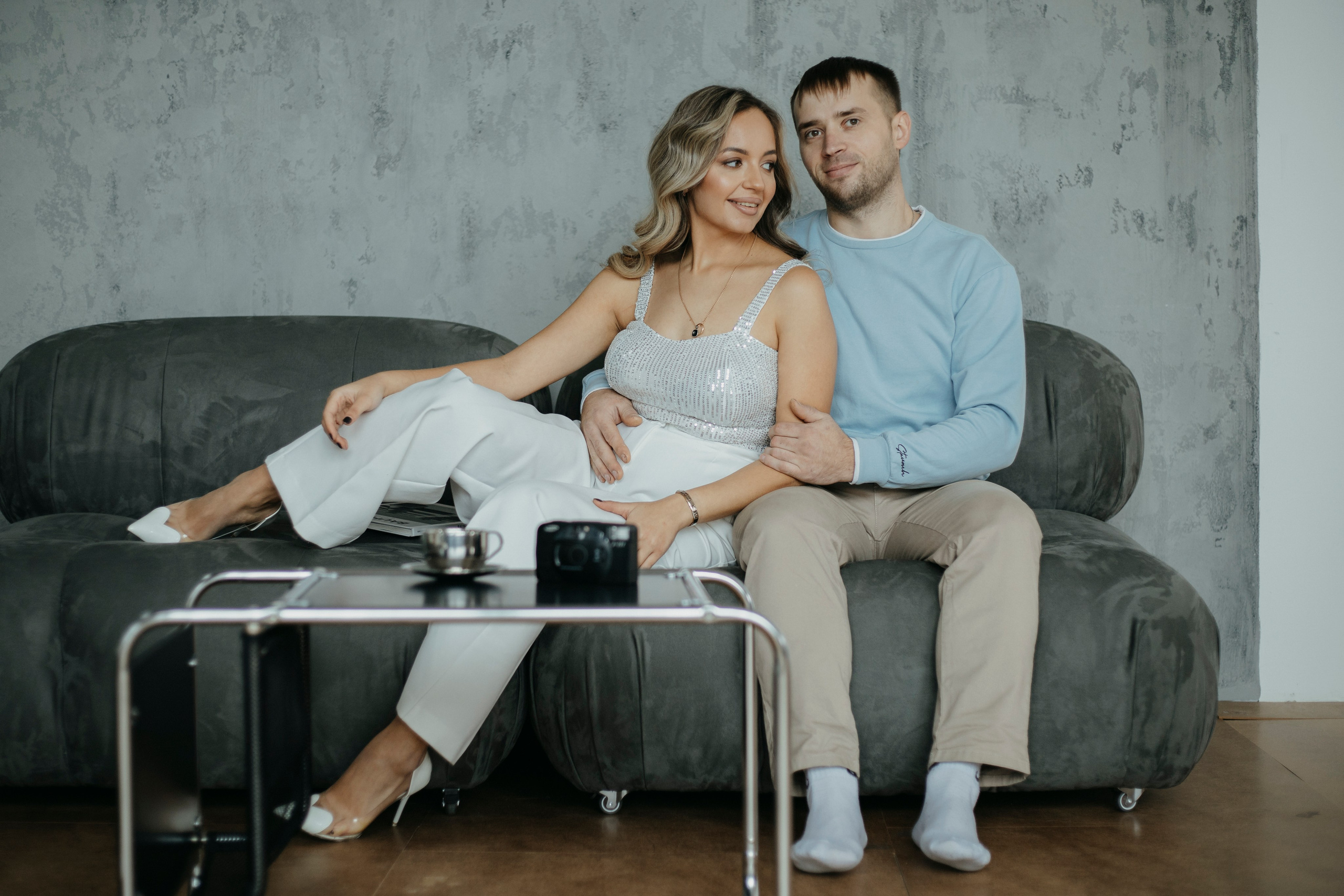 Семейная фотосессия в студии. Семейный и детский фотограф в Рязани Васюгова Мария