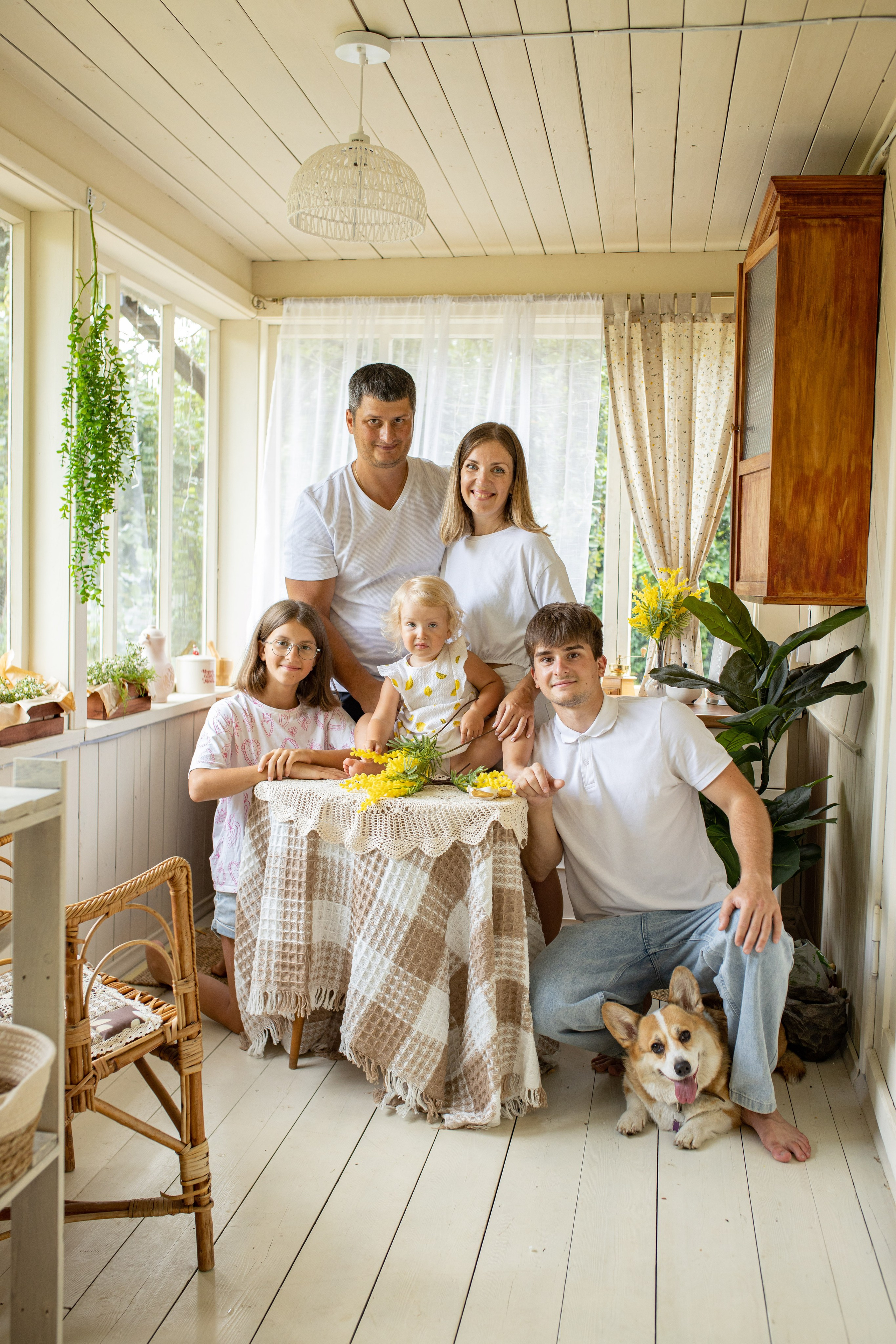 Семейная фотосессия на даче в Купавне. Фотограф в Железнодорожном и Балашихе