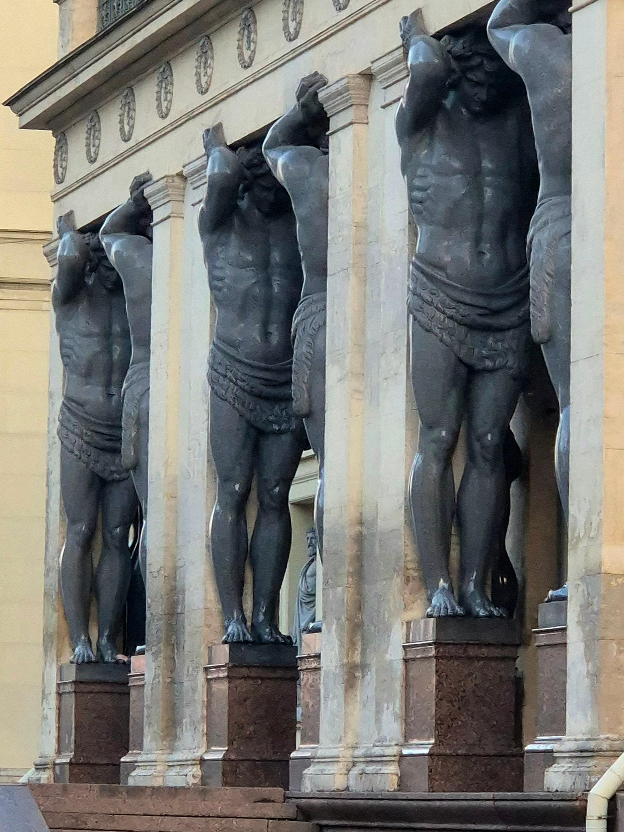 У каждого своя работа. Им - держать небо