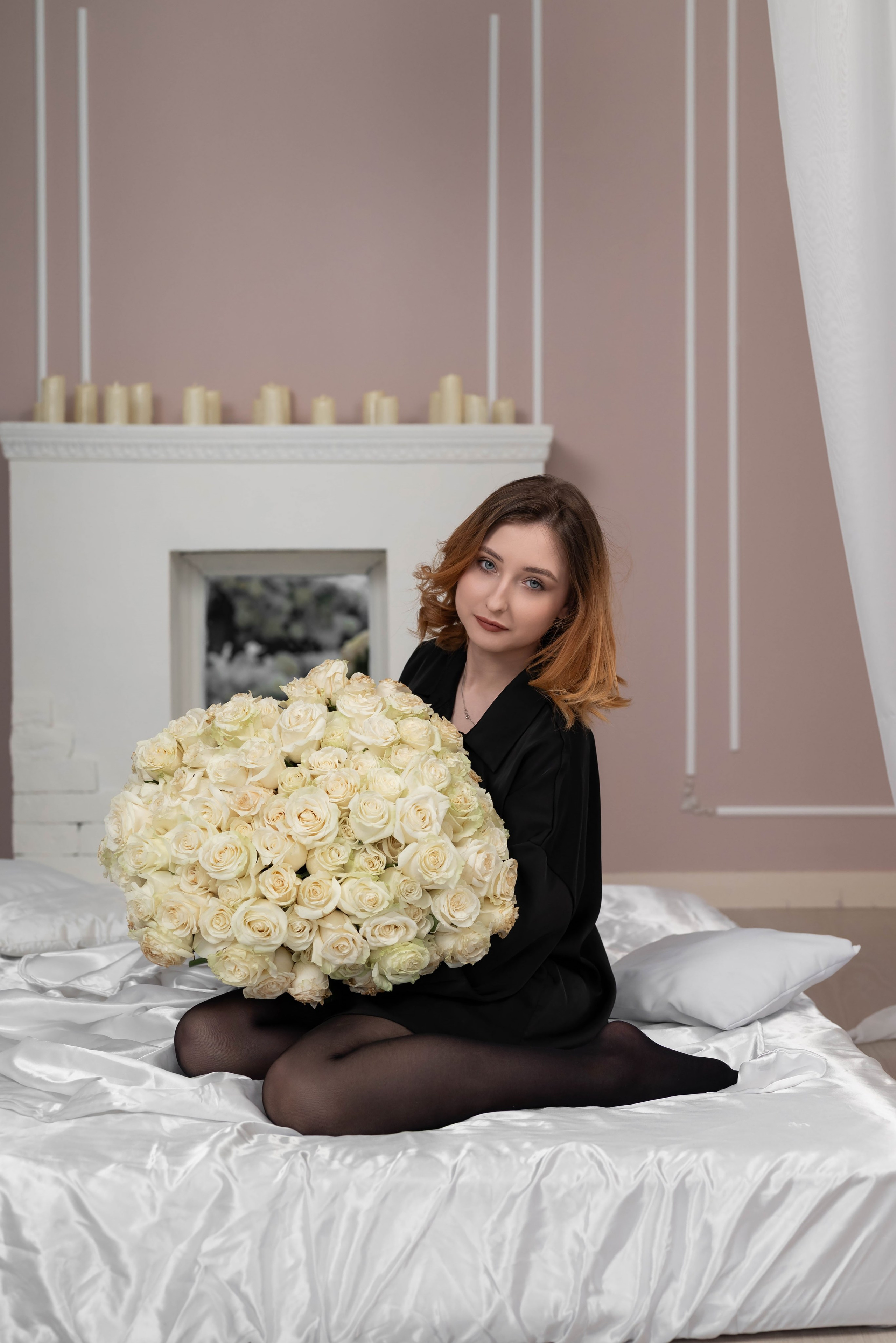 Фотопроект 101 белая роза 2026 год. Фотограф в городе Салават