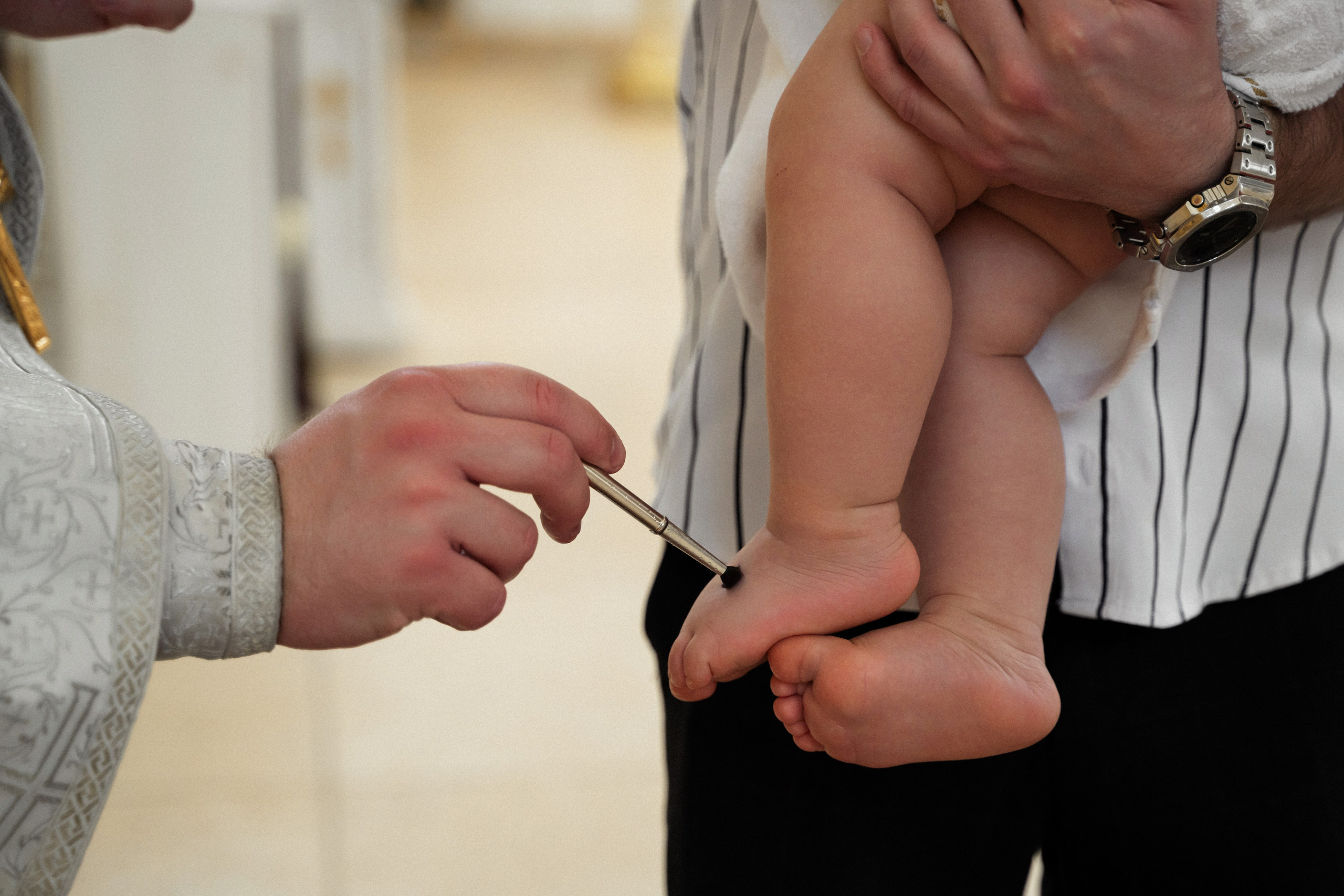 Крещение Макара. Фотограф Алина Филимонова Тверь