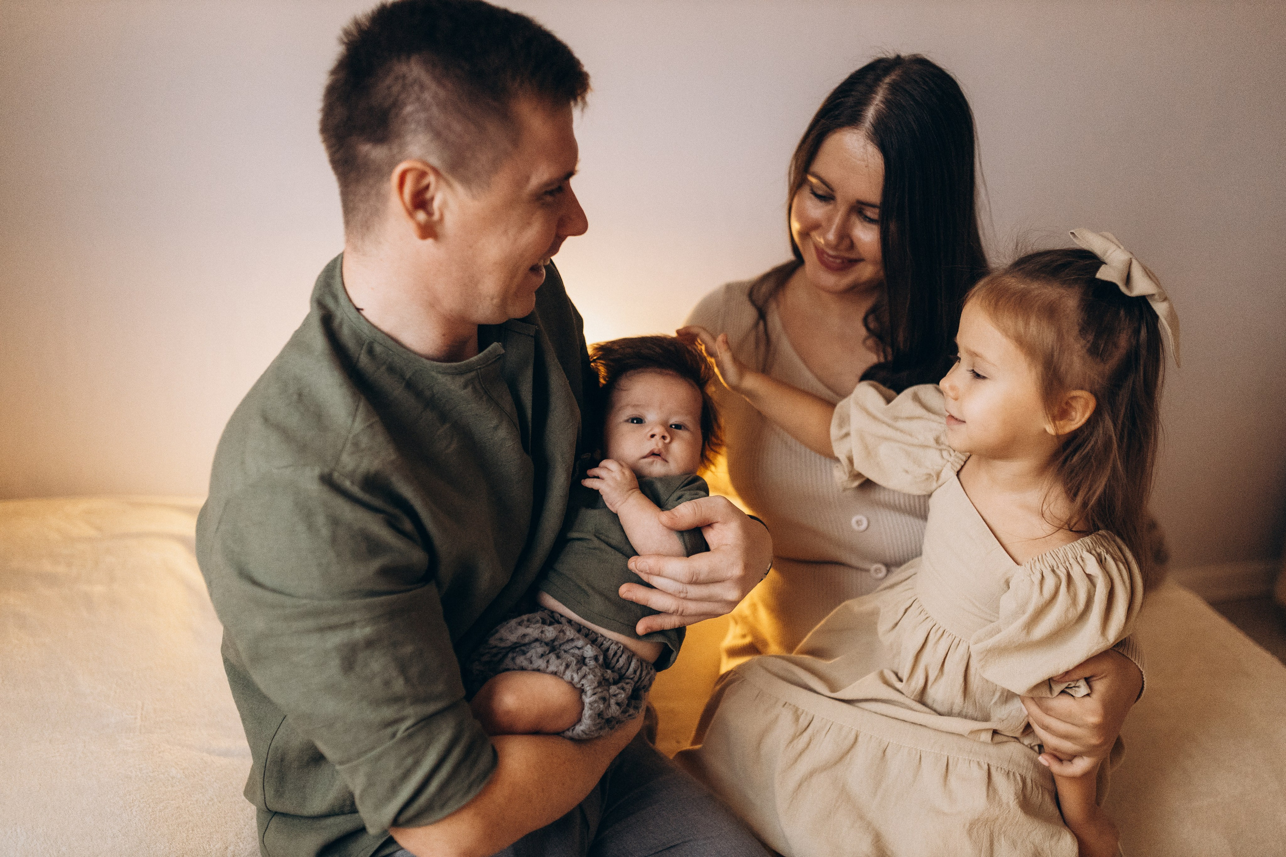 семья фотосессия дома Самара