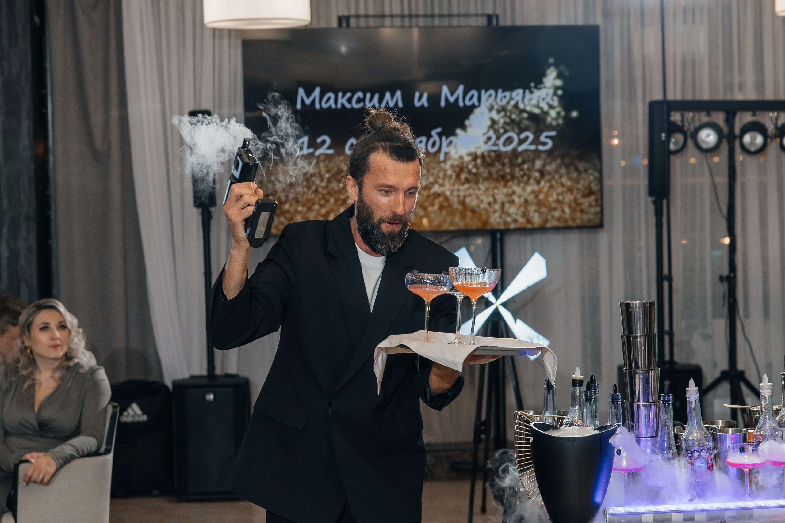 шоу приготовления коктейлей в москве