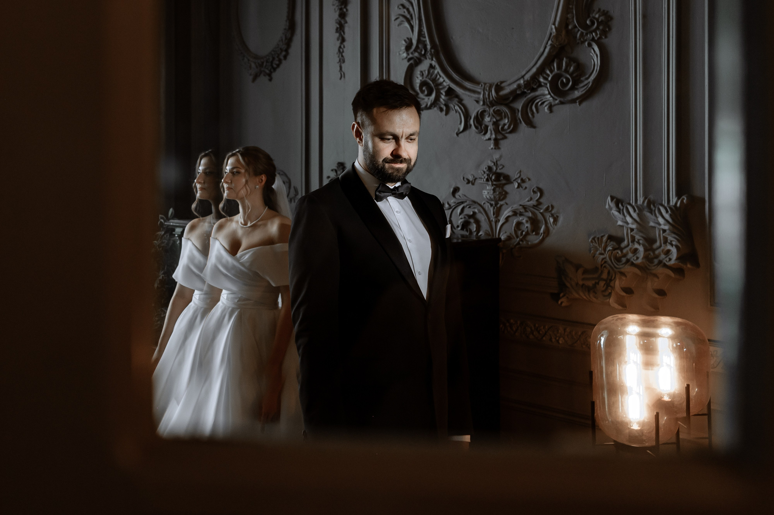 Регистрация брака и фотосессия в Особняке Royal. Свадебный фотограф Москва — Сергей и Татьяна