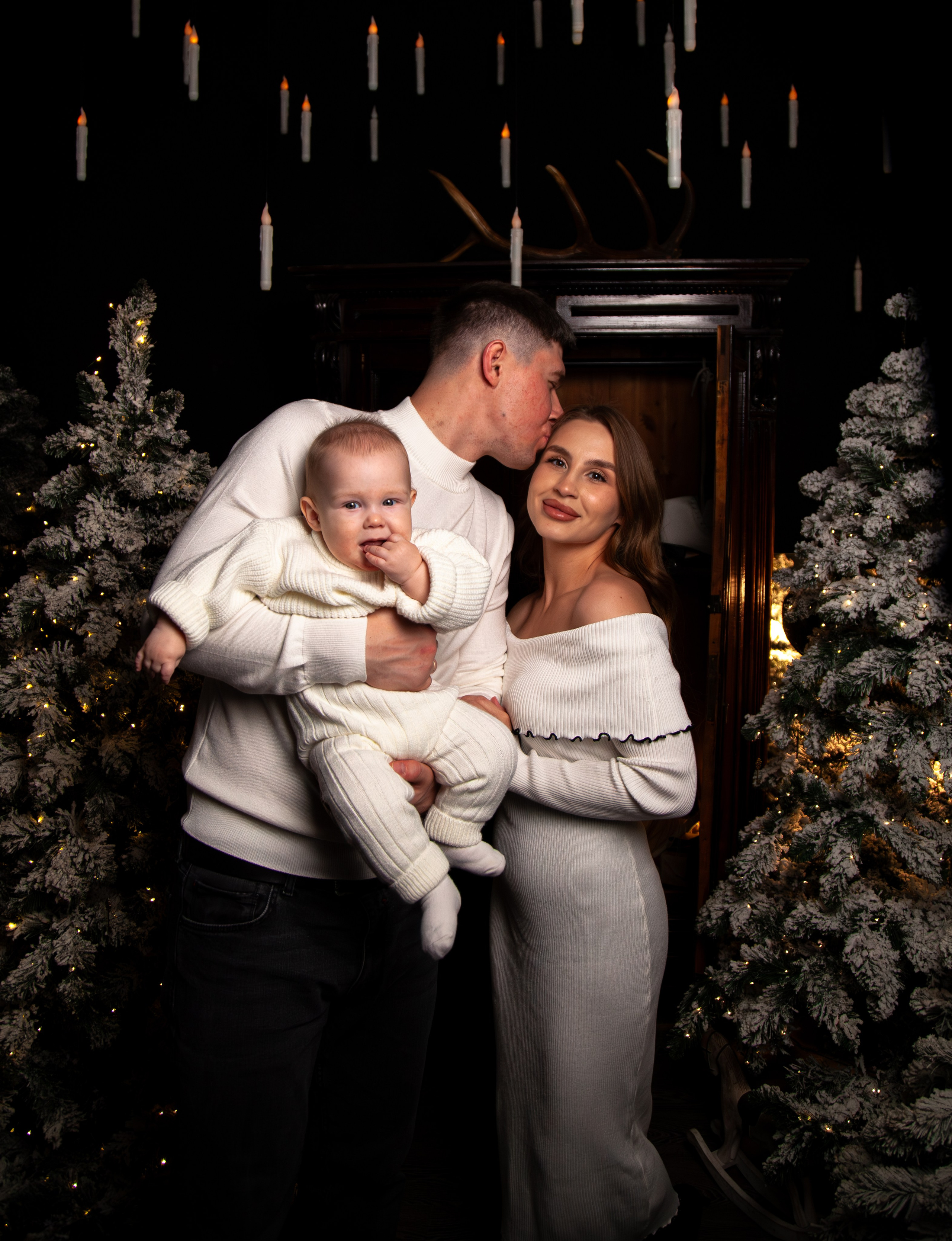 Семейная новогодняя фотосессия. Семейный и детский фотограф Ксения Батищева