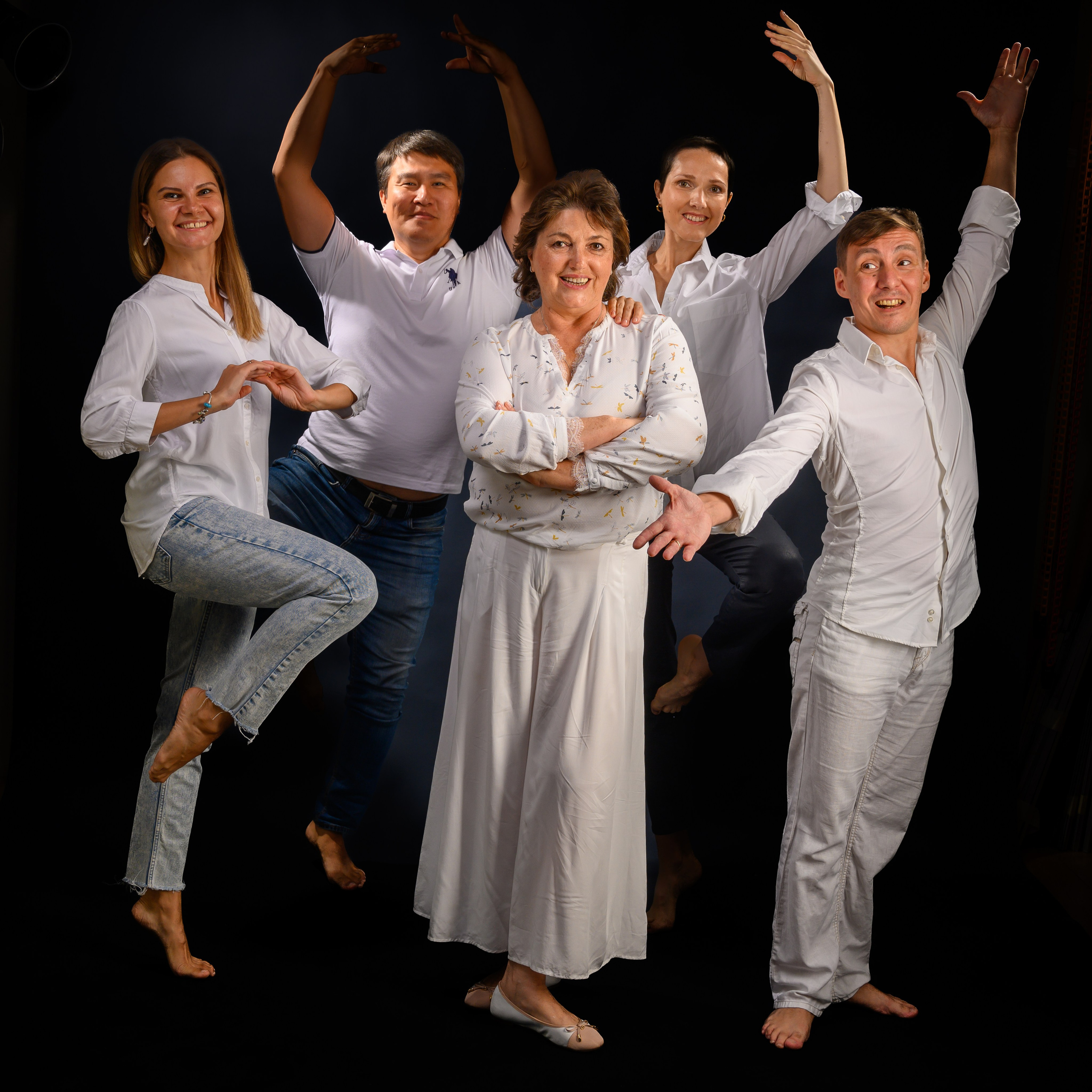 Танцевальная студия ТОТ, фотосессия для педагогов. Фотограф Андрей Зикеев, фотостудия AzArt Studio в Москве