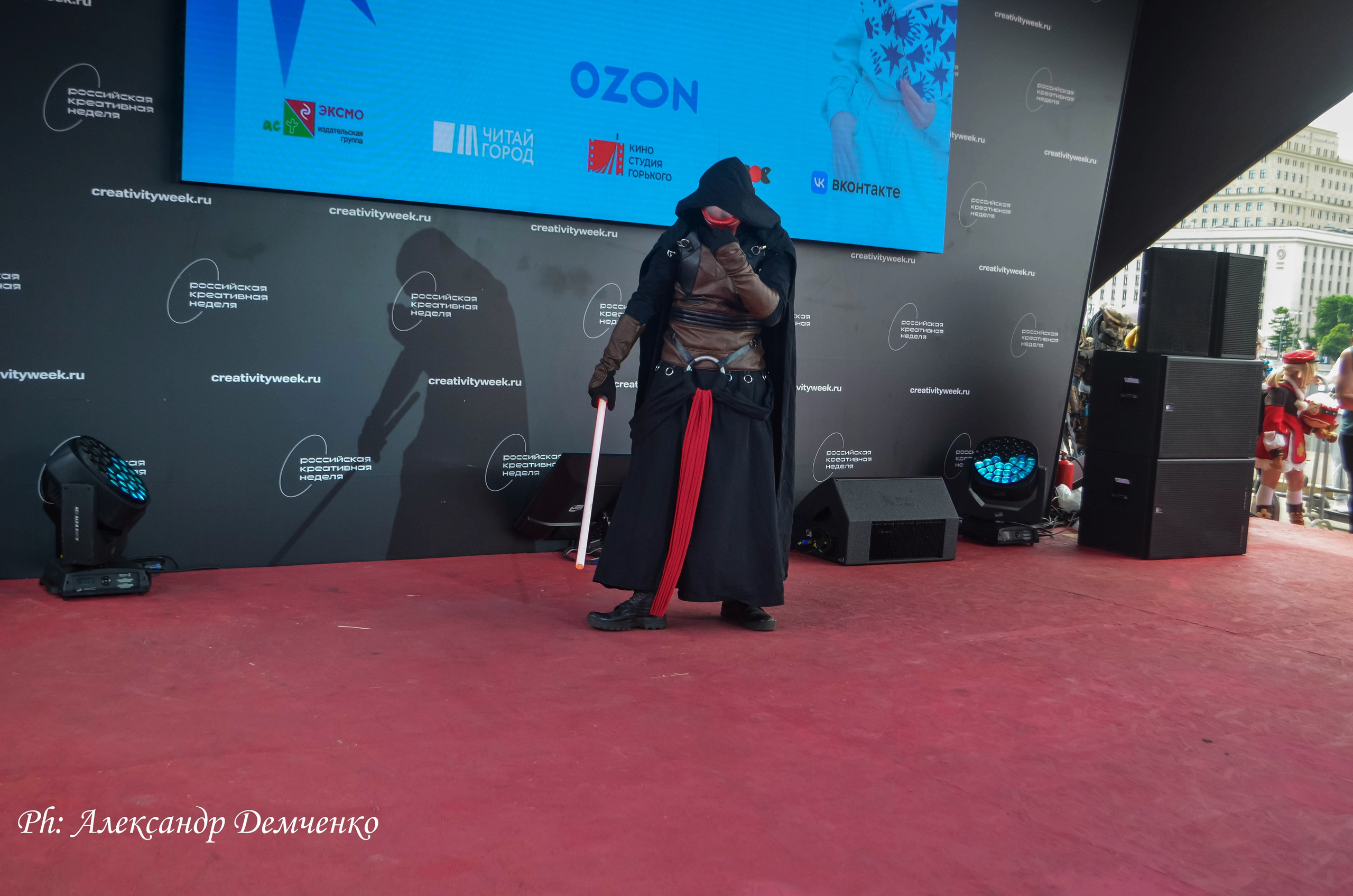 Фотосессия сцены в Москве на разных репортажных мероприятий