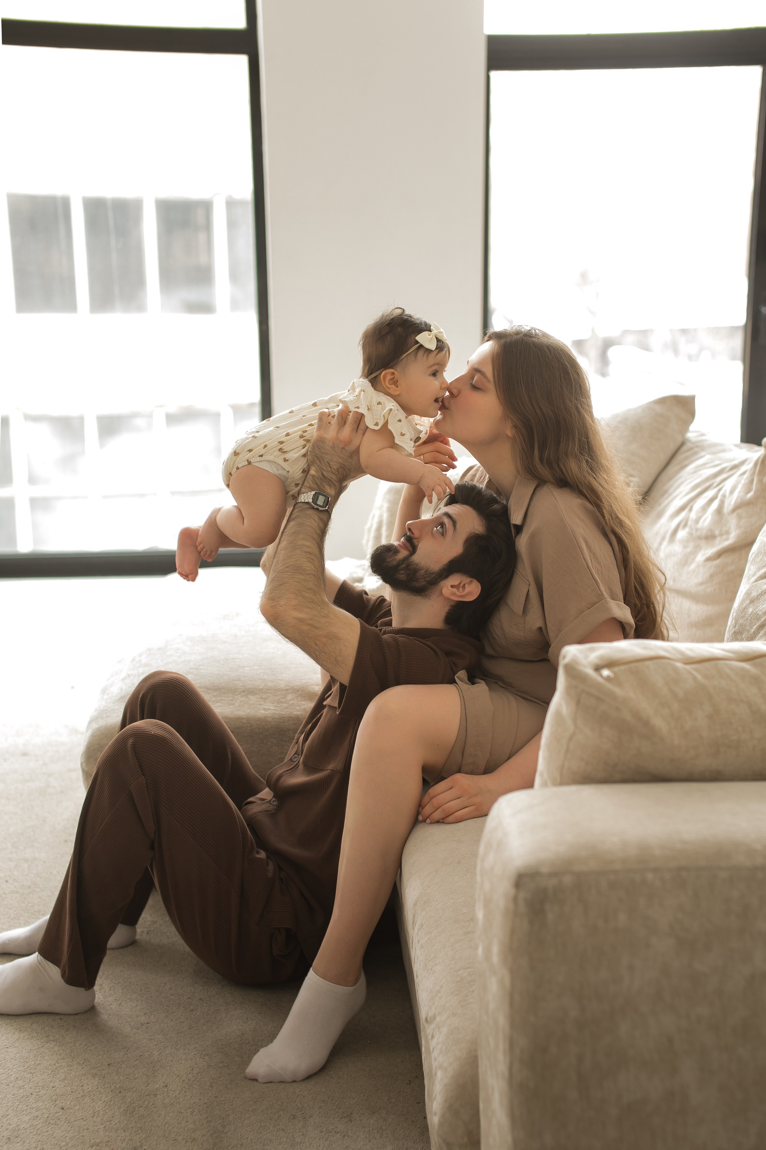 Семейные фотосессии в студии и дома. Семейный фотограф в Москве Домодедово Московцева Алина