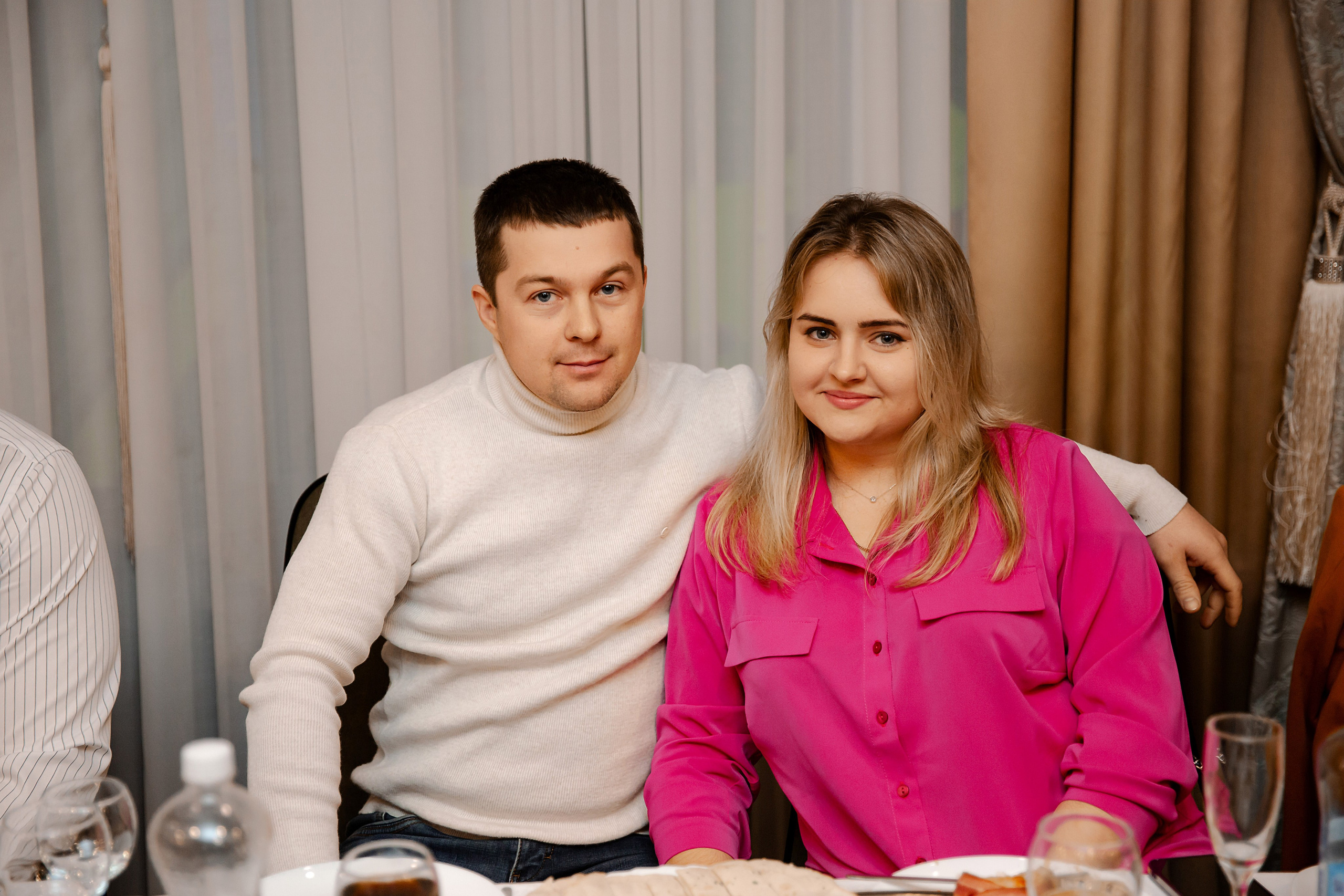 Фотосъемка юбилея в пиццерии Камин