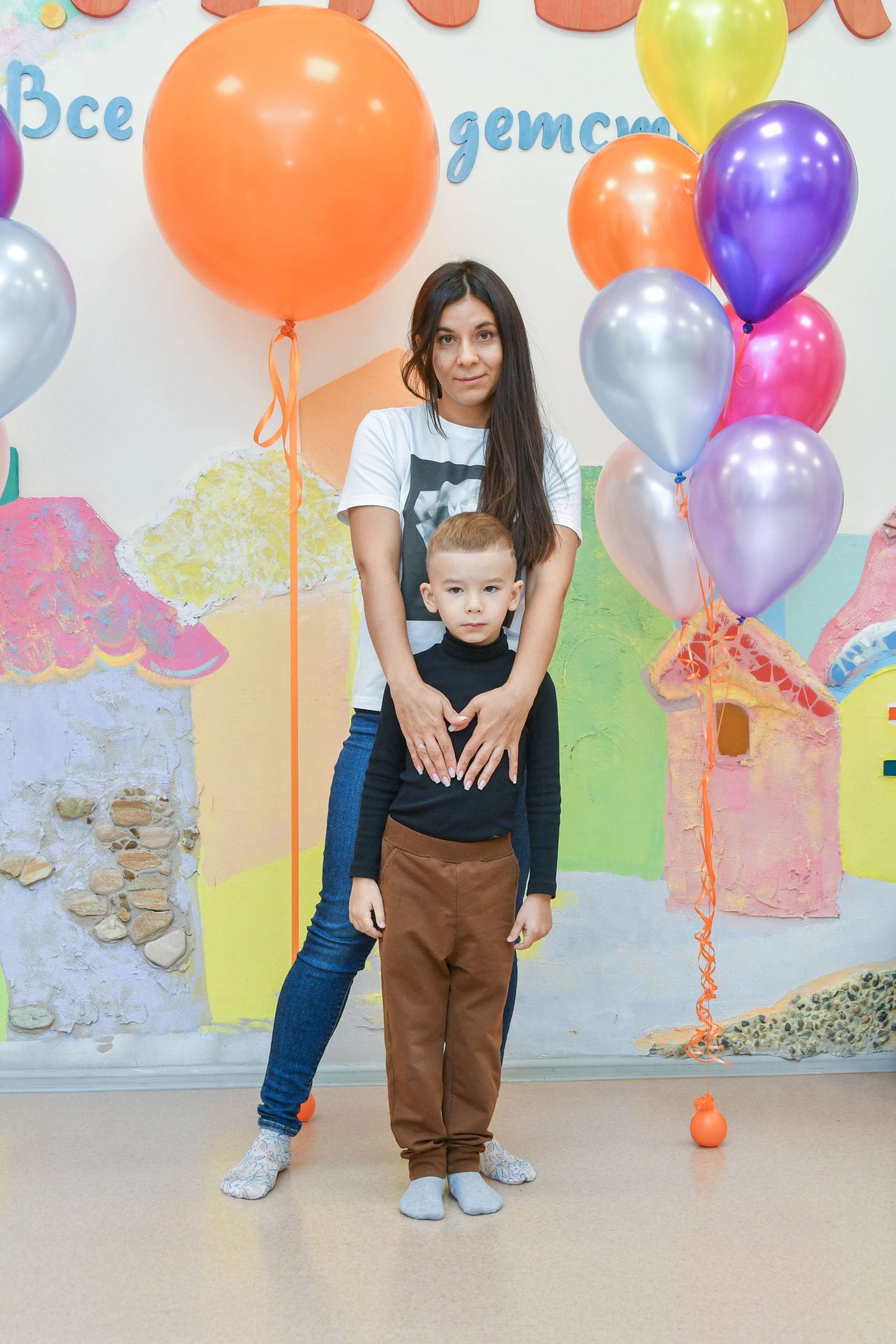 2023 г. День дошкольного работника и прогулка. Репортажный и детский фотограф в Новосибирске