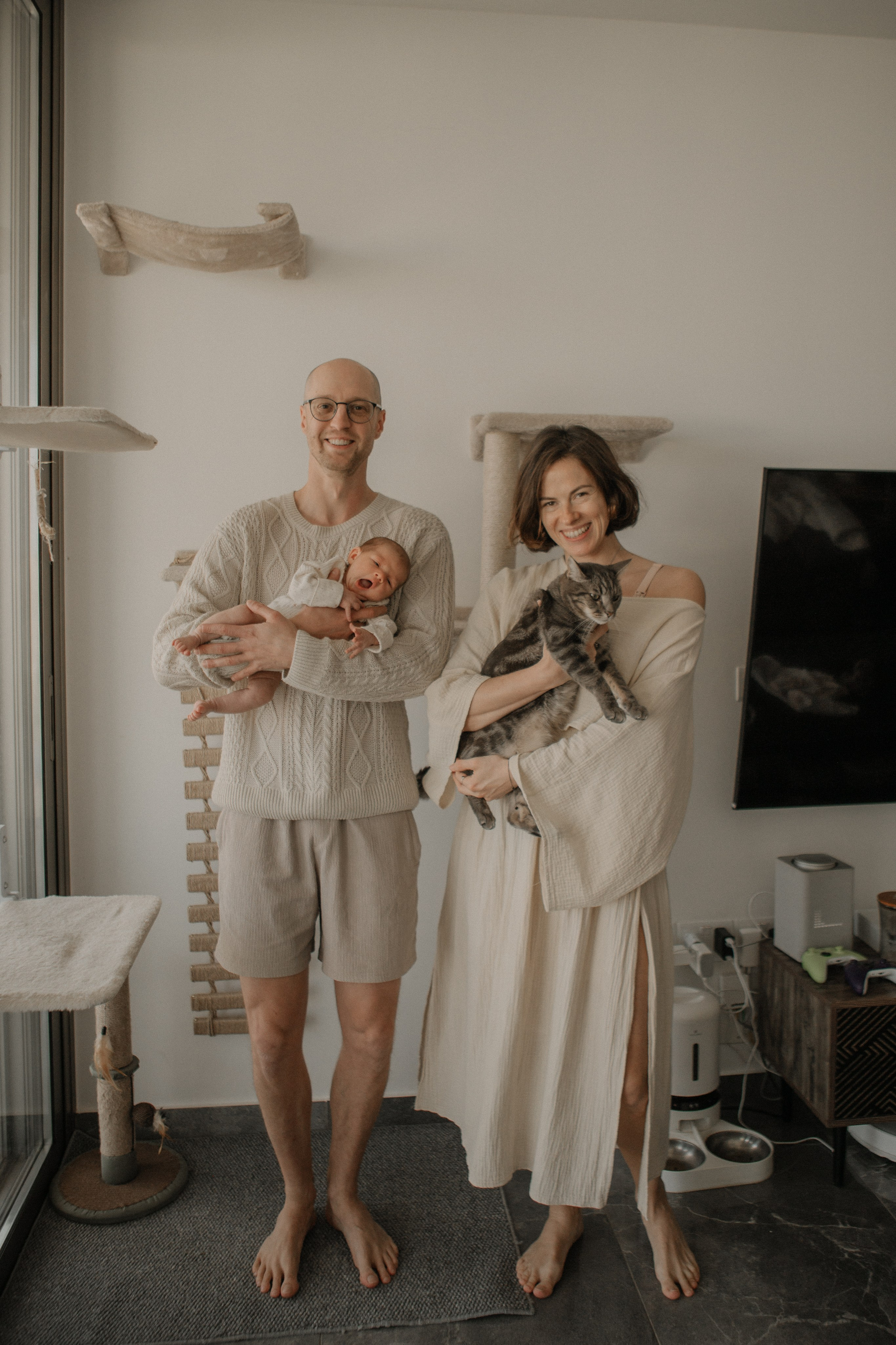 Kira + Katya & Igor. Portrait, family and pet photographer in Cyprus, Ksenia Bourdelle