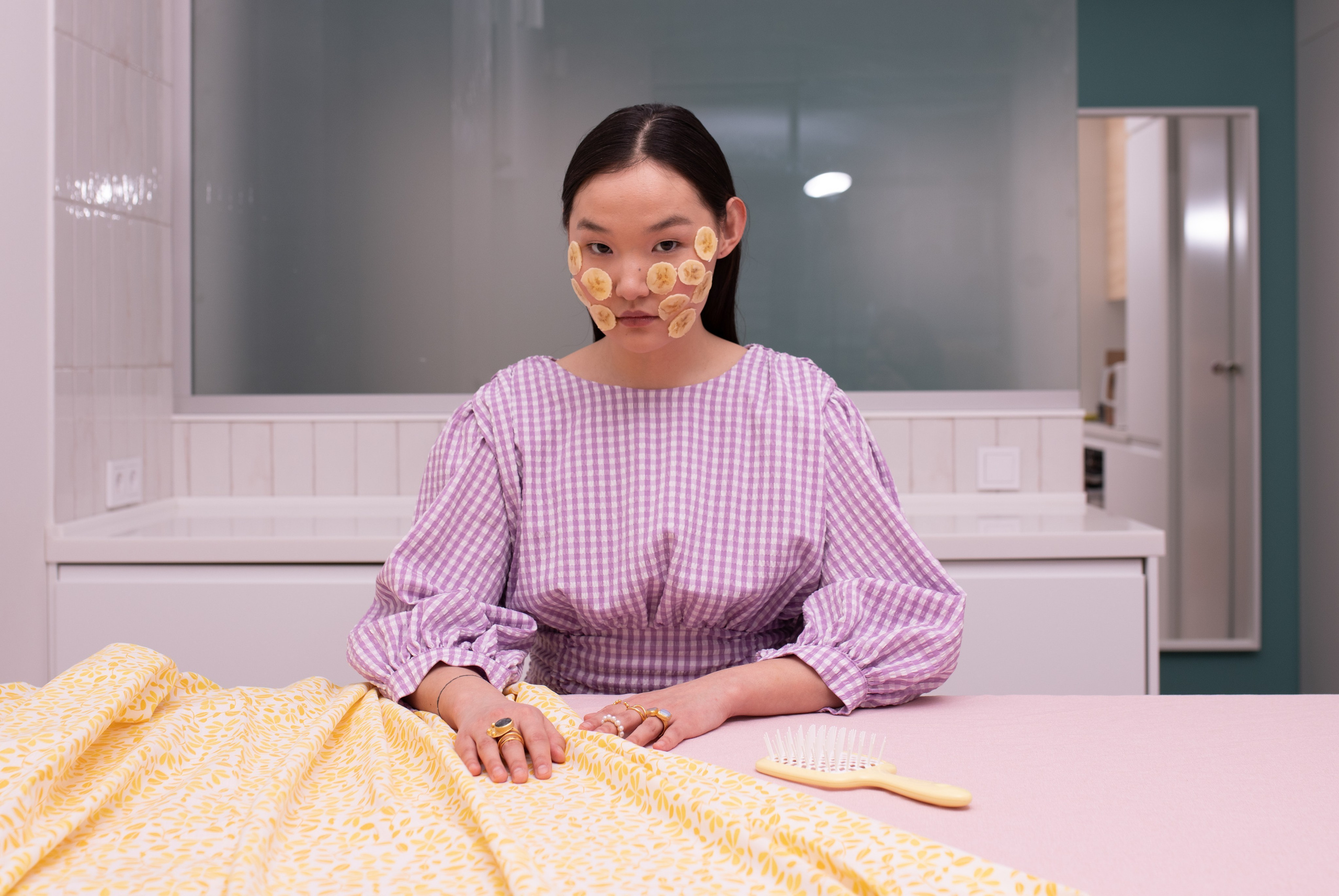 Retouching a full-length portrait