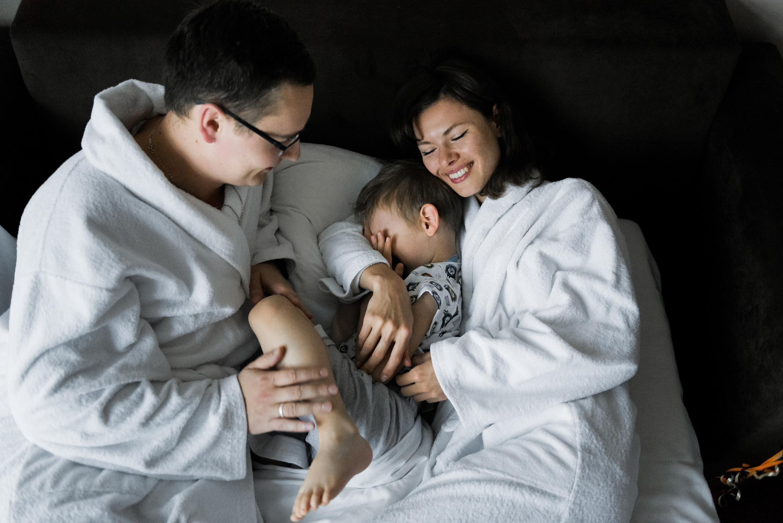 Дима, Лена и малыш. Фотограф Егоров Констанин