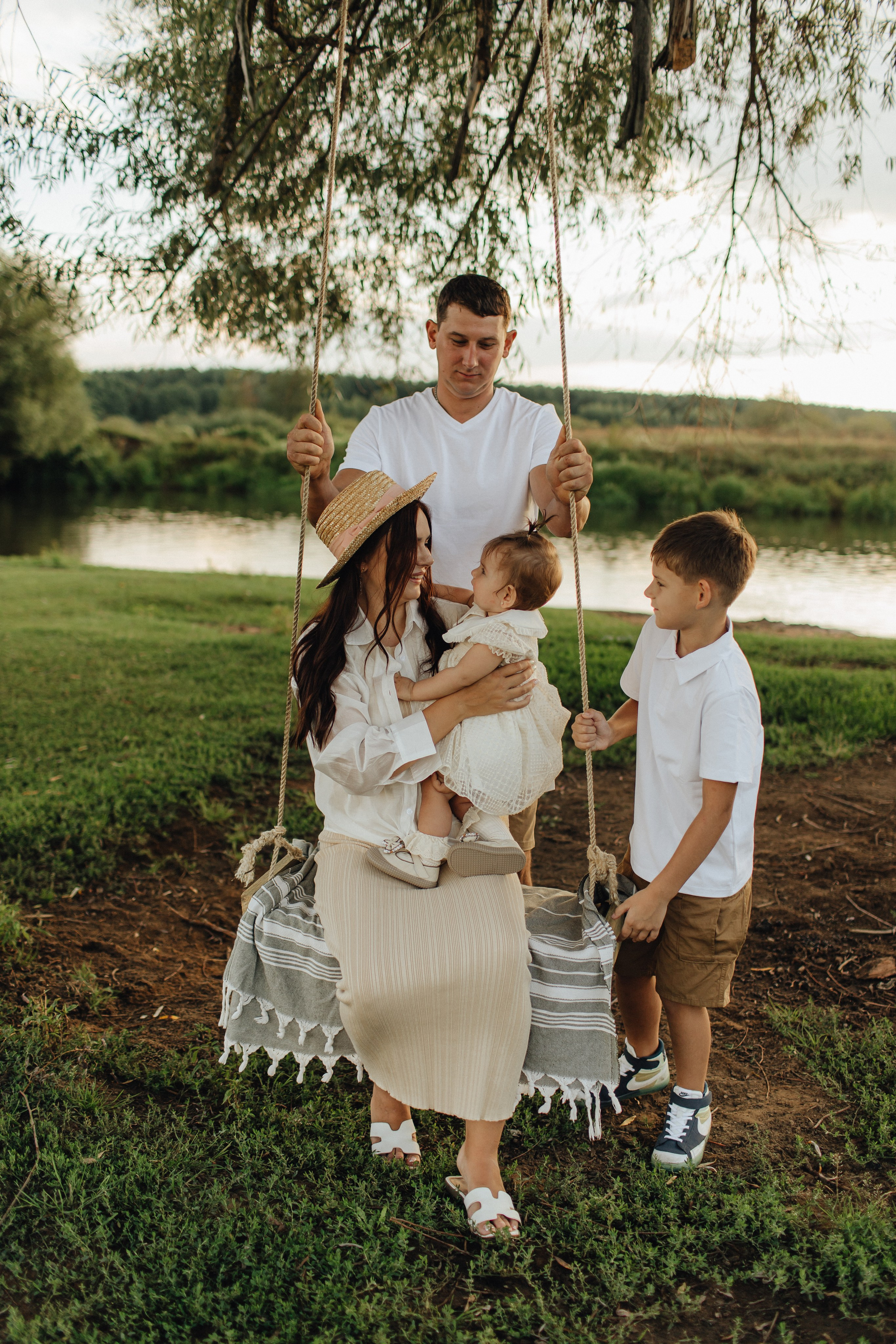 Наталья, Алексей, Дима и Варюша. Семейный фотограф в Москве и Московской области Лазутина Валентина