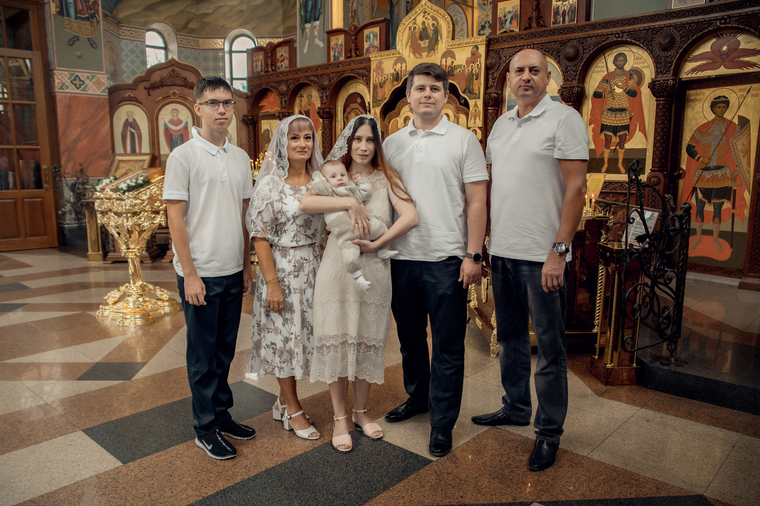 Таинство Крещения Романа, Храм Всех Святых Волгоград Мамаев Курган. Церковный, семейный и репортажный фотограф Волгоград, Волжский