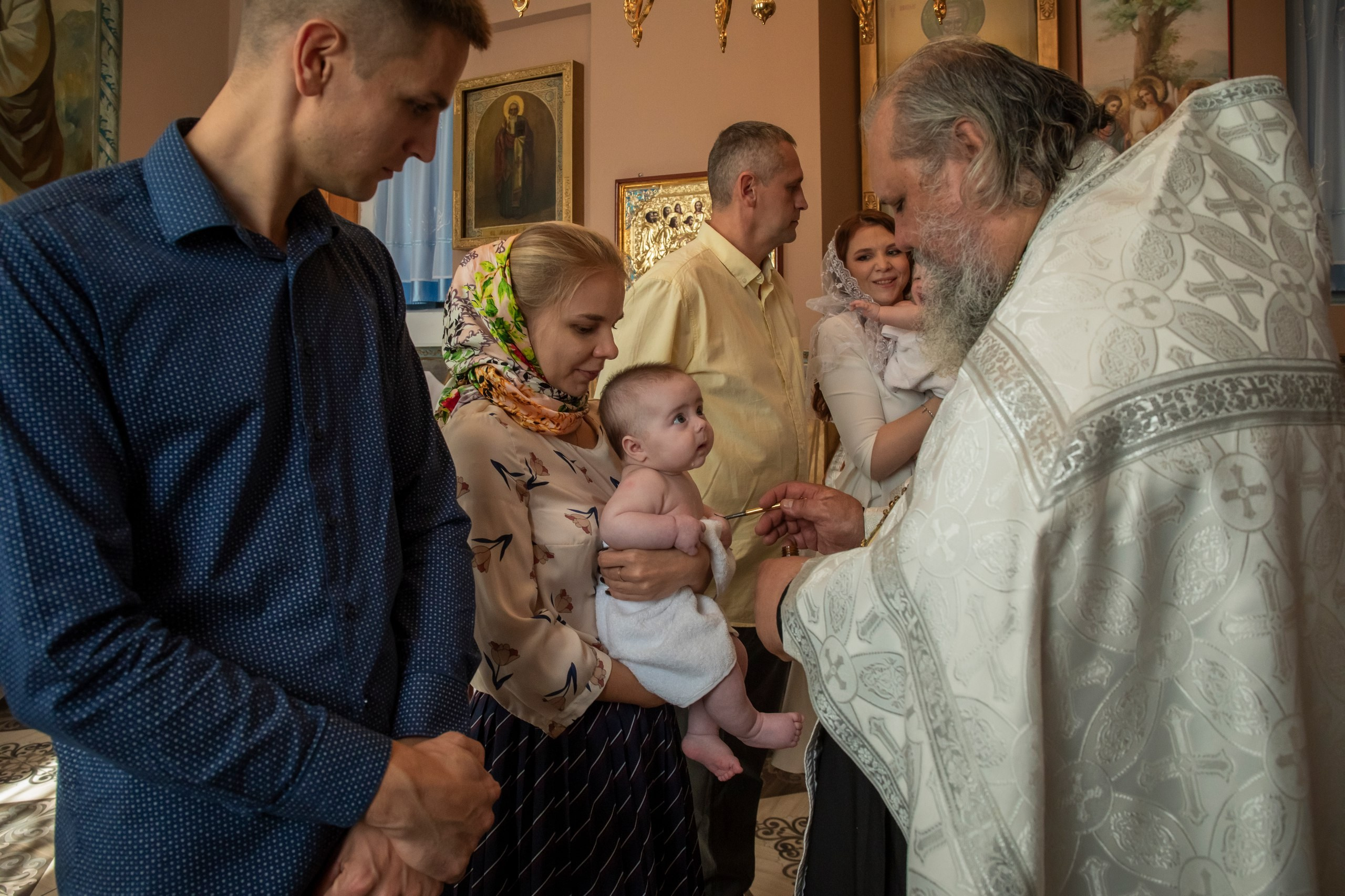 Крестины Апполинарии. Арт- фотограф Москва