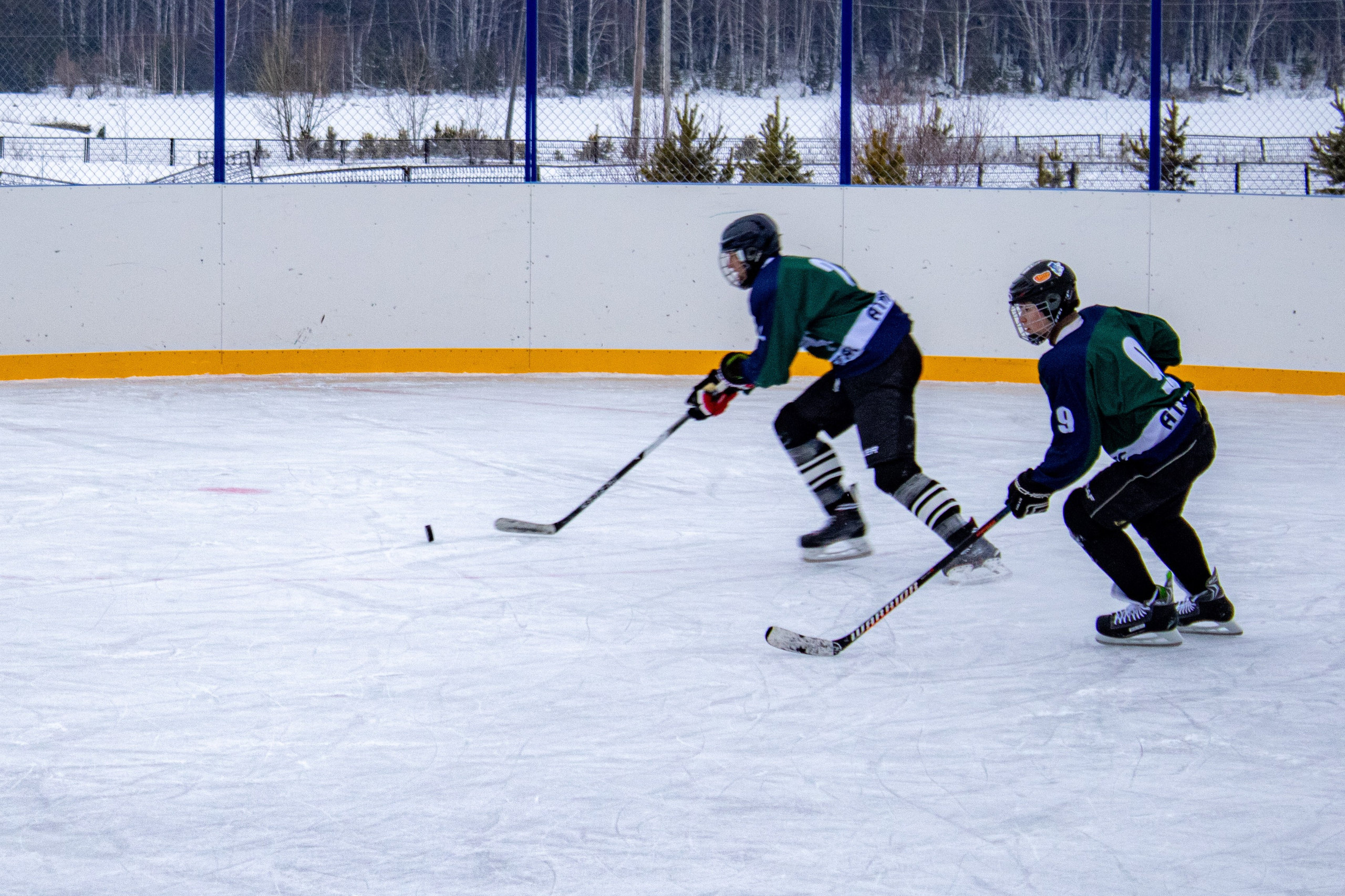 Хоккей г.п Атиг-г.Нижние Серги