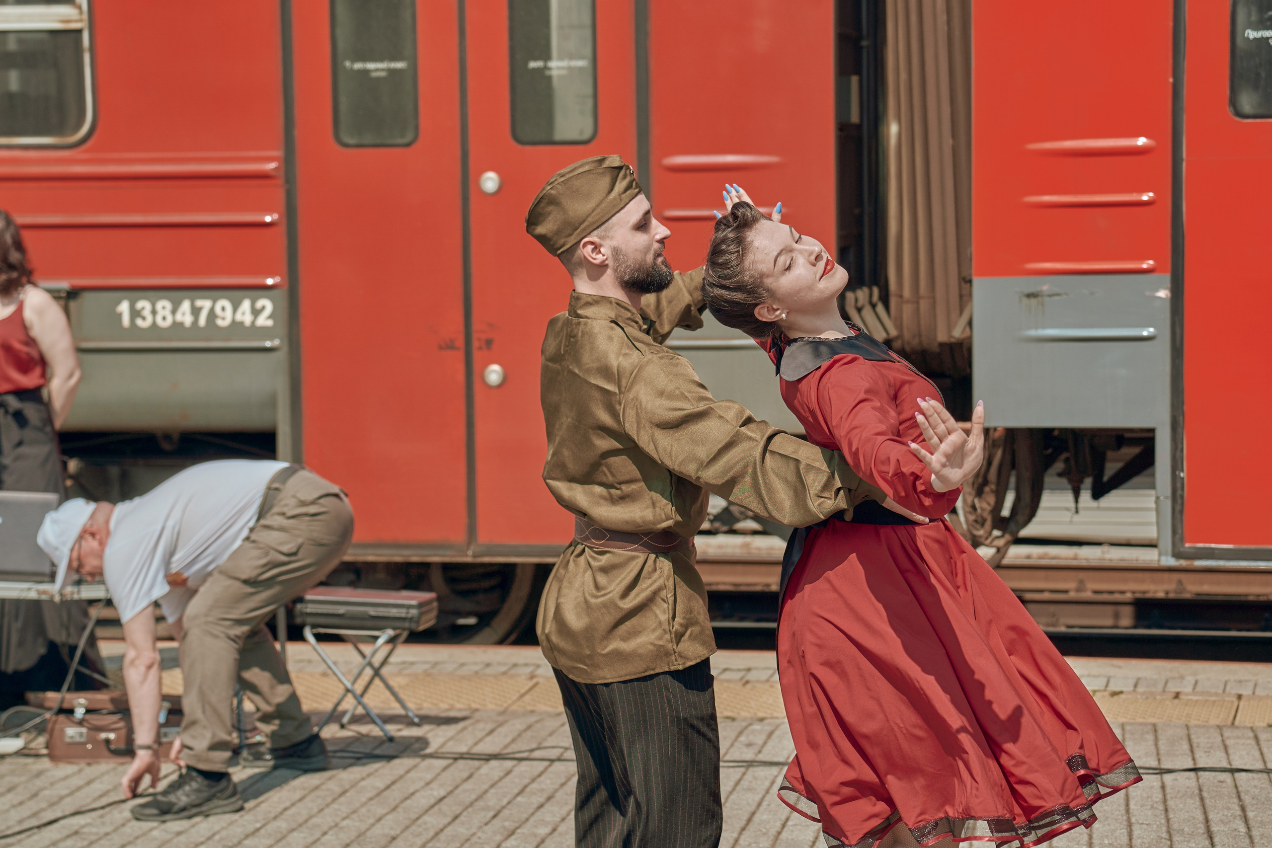 Поезд Победы!. Фотограф во Владивостоке